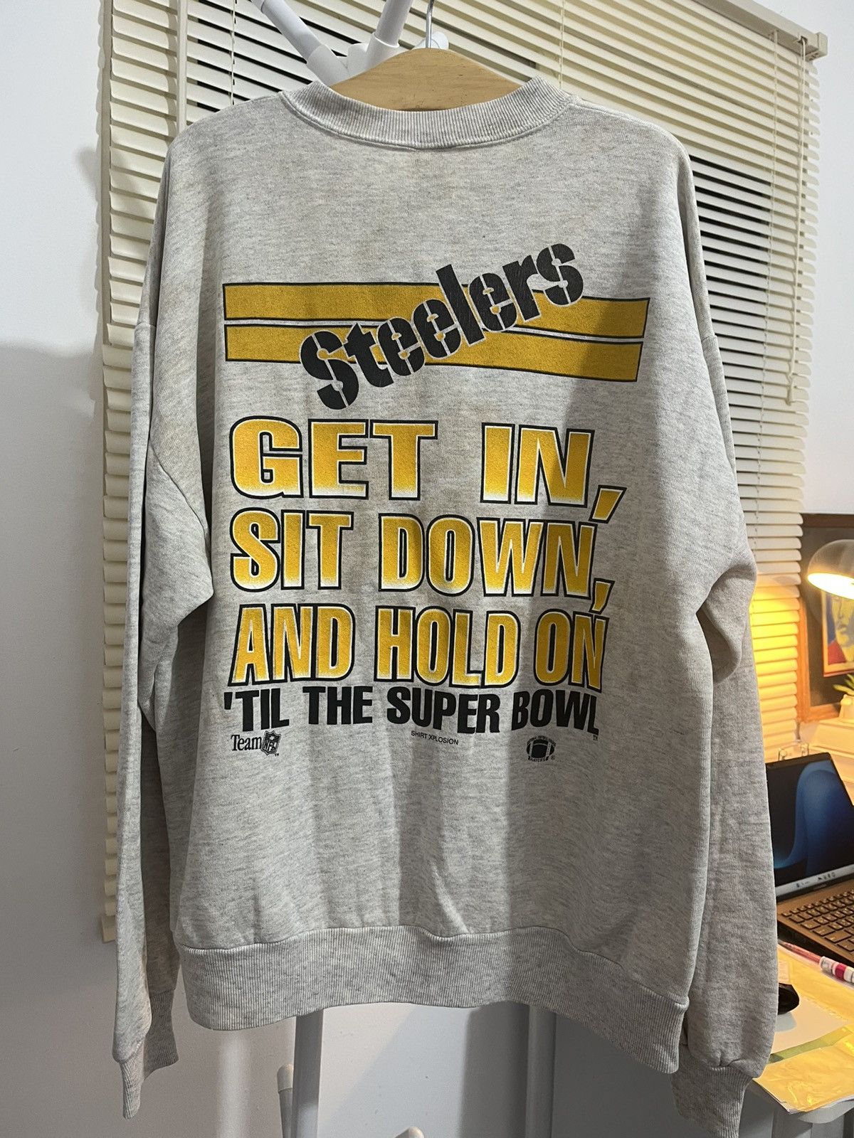 Jerzees NFL steeler super-bowl 1994 Size US L / EU 52-54 / 3 - 4 Thumbnail