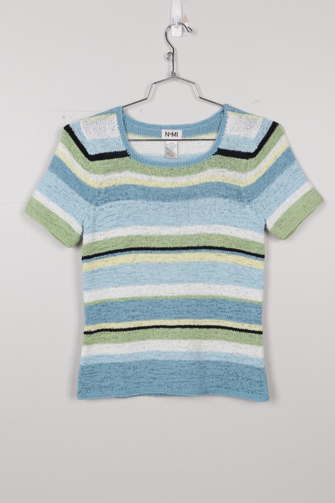 M+Rc Noir 00's Nomi Texture Stripe T-Shirt Size S / US 4 / IT 40 - 1 Thumbnail