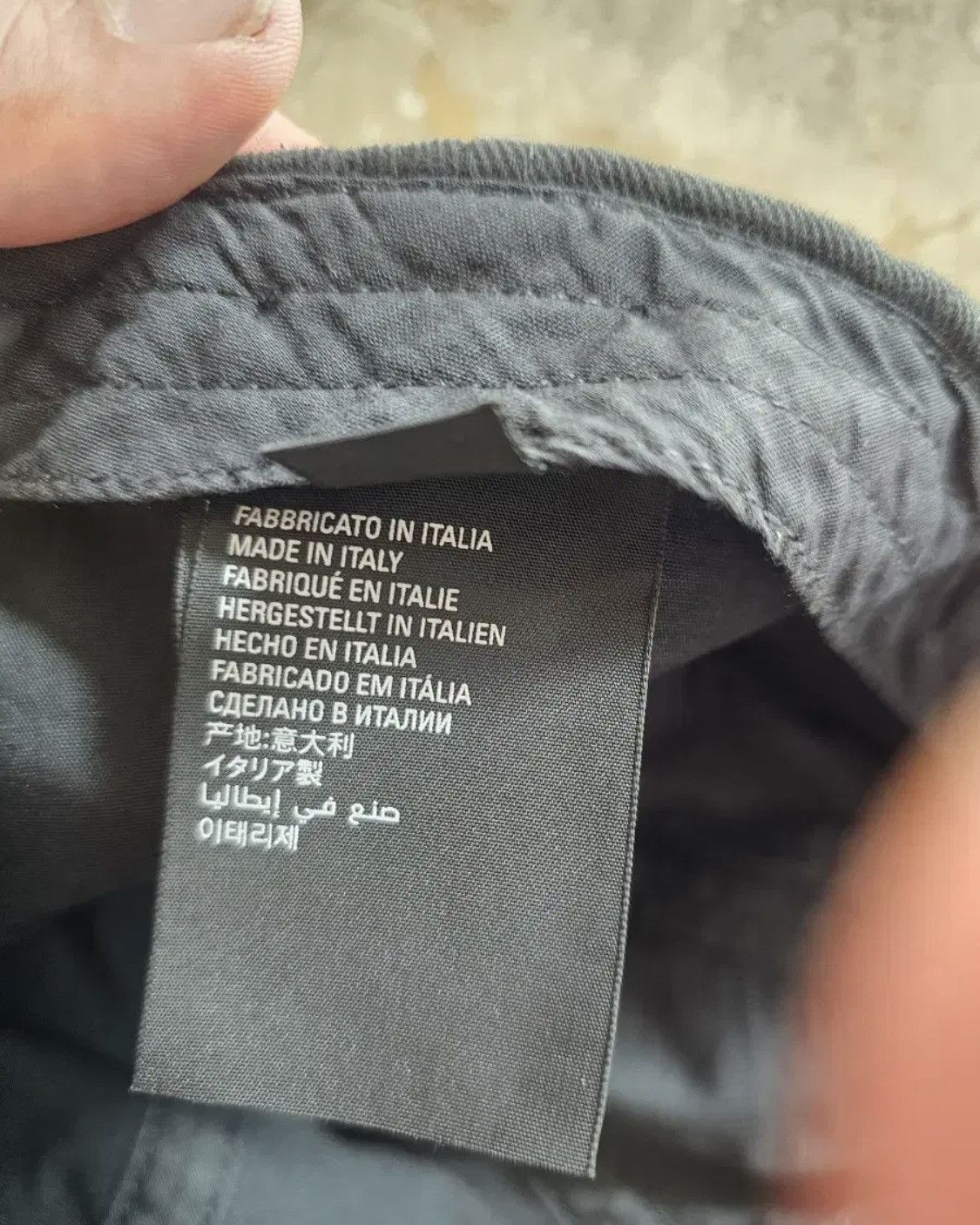 Balenciaga Balenciaga Distressed Logo Cap Black Size ONE SIZE - 9 Thumbnail