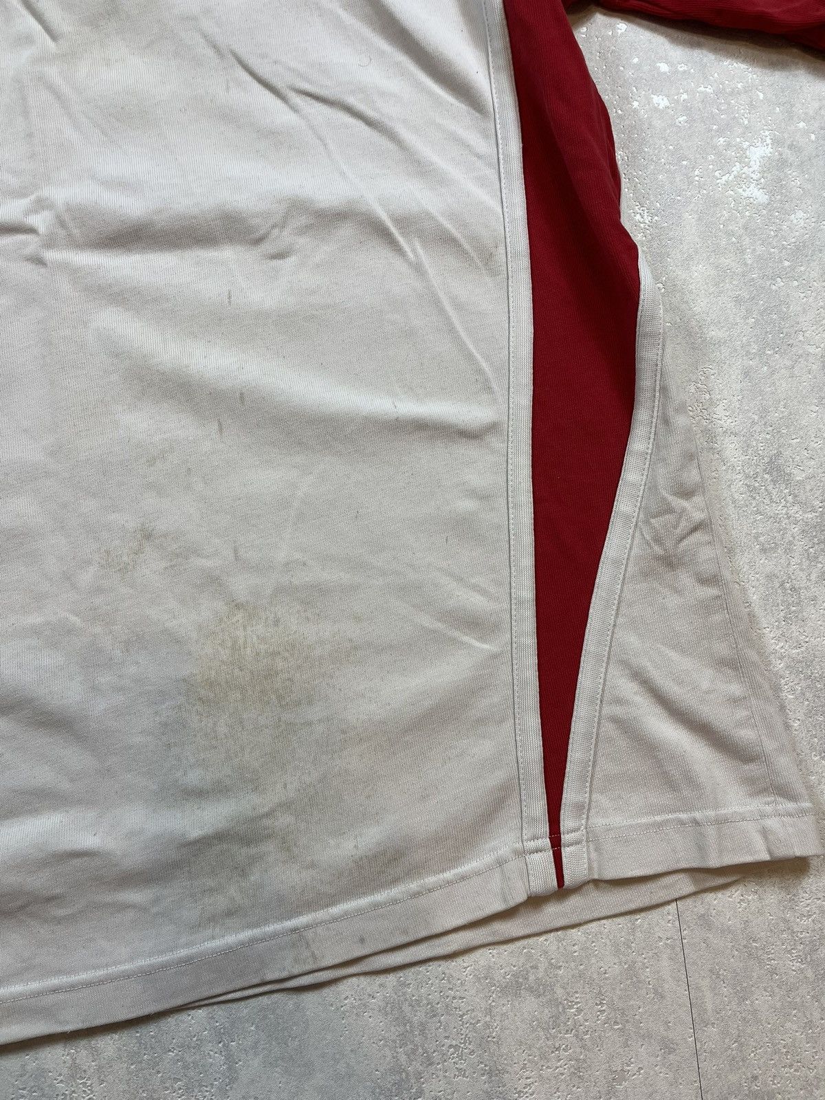 Nike × Vintage 90s Nike Swoosh England Vintage Y2K Rugby Longsleeve Polo Size US XL / EU 56 / 4 - 9 Thumbnail