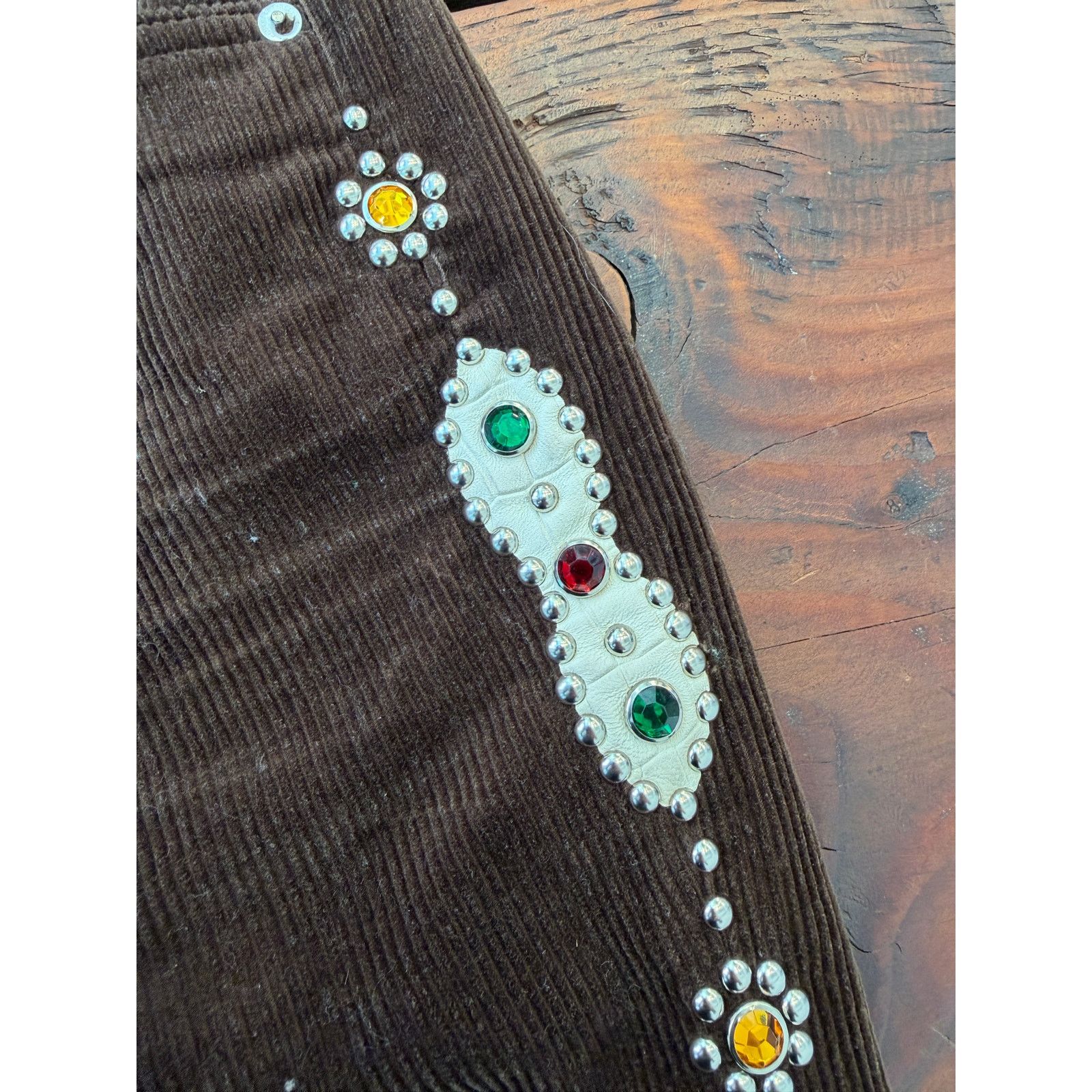 Cout de la Liberte Cout De La Liberte Heidi Embellished Cord Super Bell Pants Size 24" / US 00 / IT 34 - 5 Thumbnail
