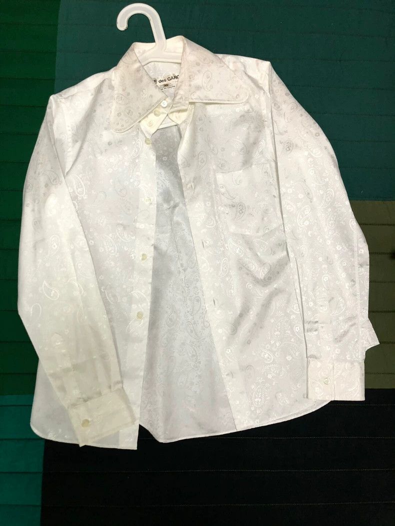 Comme des Garcons Comme des Garçons Embroidered Silk Shirt - dmc Size US XS / EU 42 / 0 - 1 Thumbnail