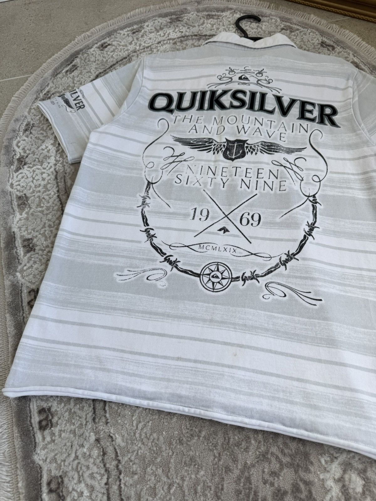 Quiksilver Vintage Quiksilver Shirt Mens XL Gray 90s Surf Skate RARE Ne Size US M / EU 48-50 / 2 - 3 Thumbnail