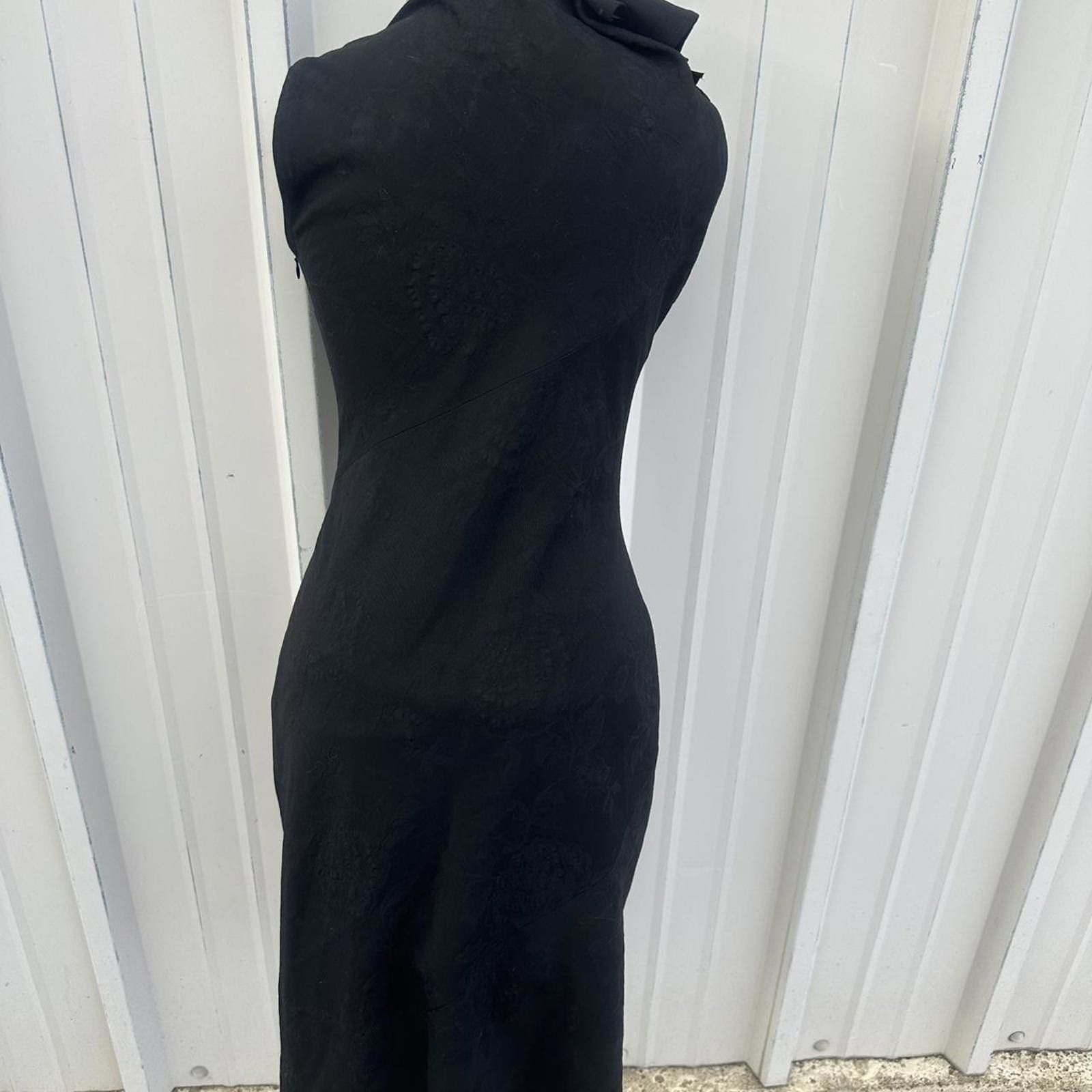 Donna Karan VINTAGE 100% WOOL Donna Karan Signature Made in Italy SZ6 Size ONE SIZE - 2 Thumbnail