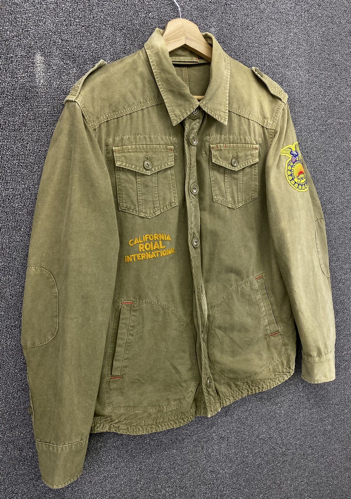 Japanese Brand Vintage Roial International California Military Army Jacket Size US M / EU 48-50 / 2 - 3 Thumbnail