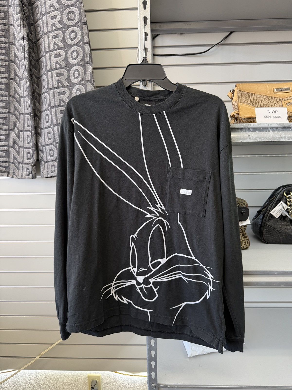 Kith Kith Looney Tunes Bugs Bunny Long sleeve Pocket T-Shirt Size US S / EU 44-46 / 1 - 1 Thumbnail