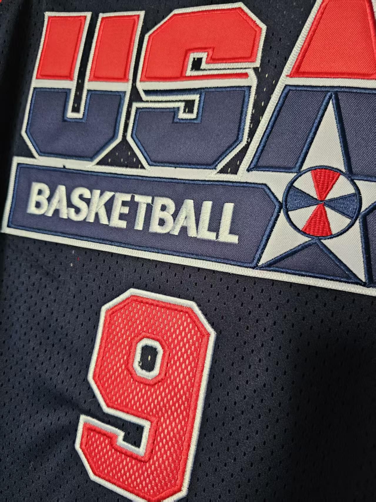 NBA USA #9 Michael Jordan Jersey Double Stitched Blue Size US M / EU 48-50 / 2 - 3 Thumbnail
