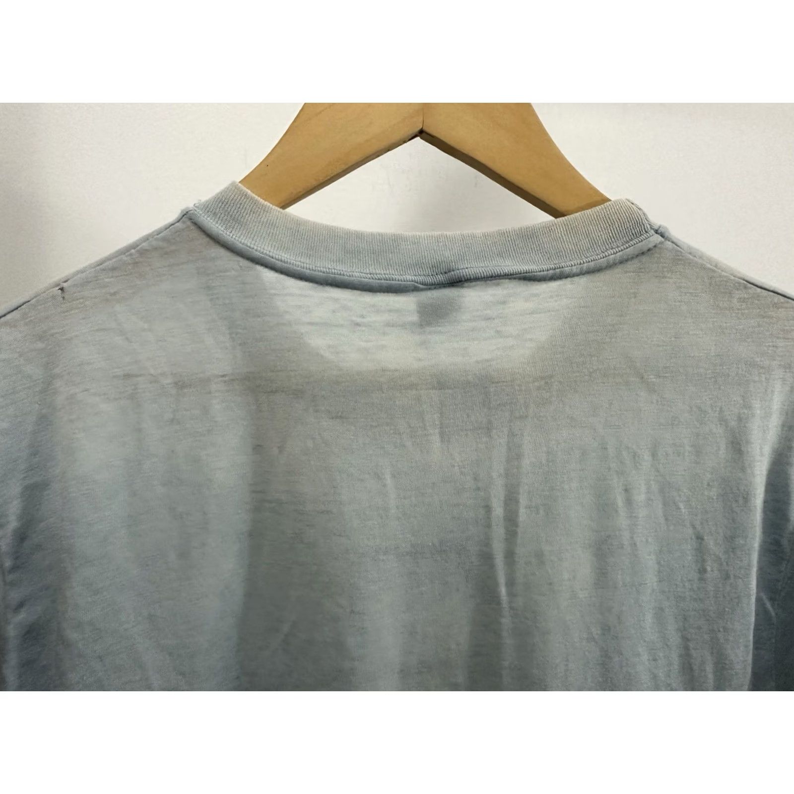 Vintage VTG 80s UNC Carolina Tar Heels Paper Thin Faded Burnout Worn T-Shirt L Men Blue Sh Size US L / EU 52-54 / 3 - 7 Thumbnail