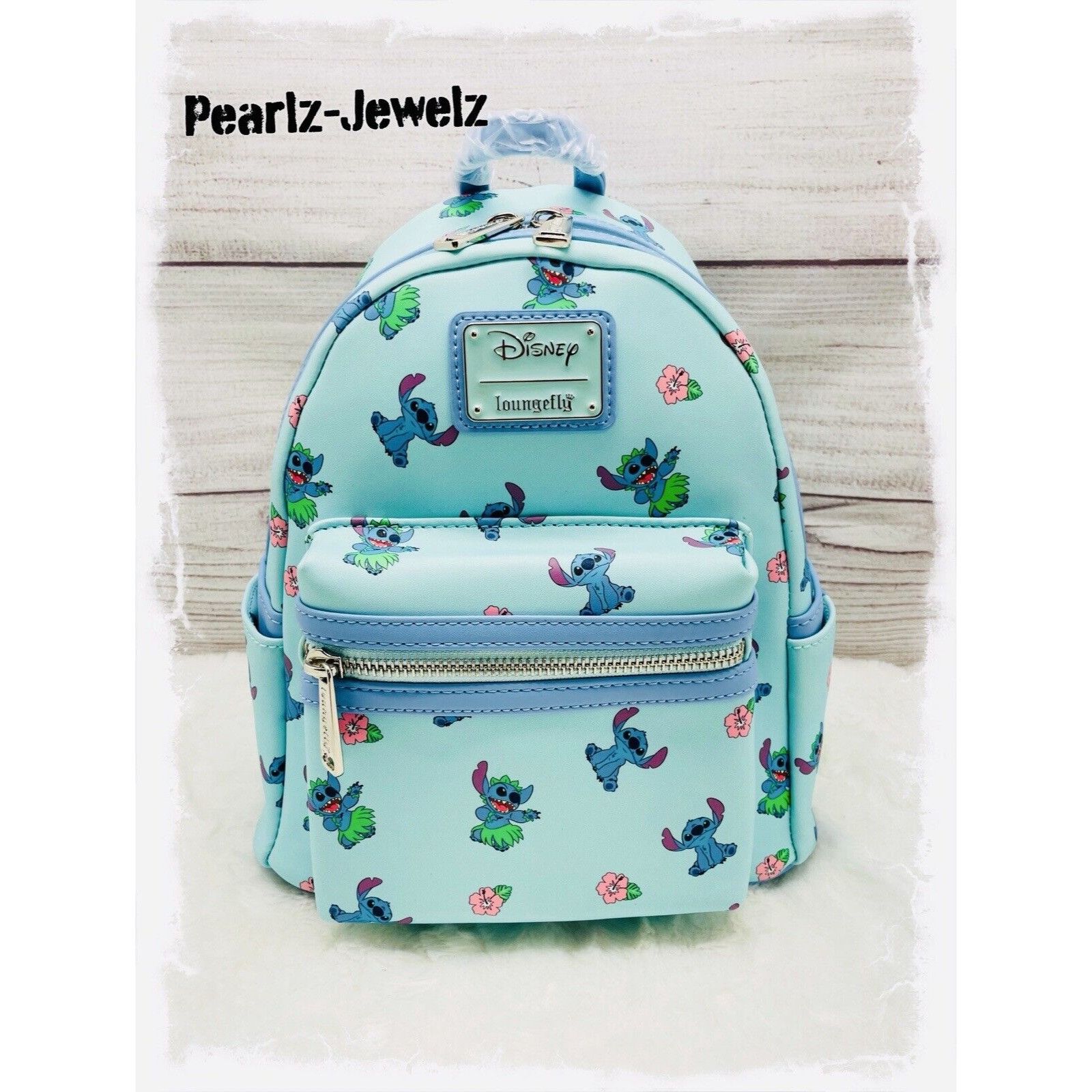 Disney Loungefly Lilo & Stitch Hula Poses Allover Print Backpack Bo Size ONE SIZE - 1 Thumbnail