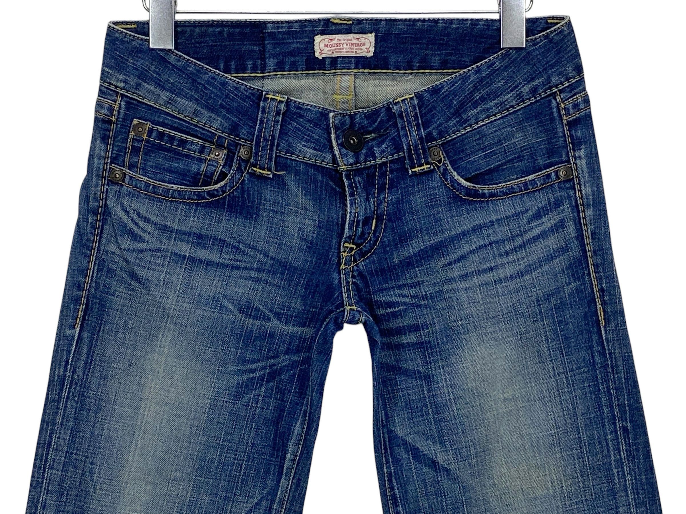 Japanese Brand × MOUSSY Moussy Japan Low Rise Loose Wide Leg Jeans Size 27" / US 4 / IT 40 - 3 Thumbnail
