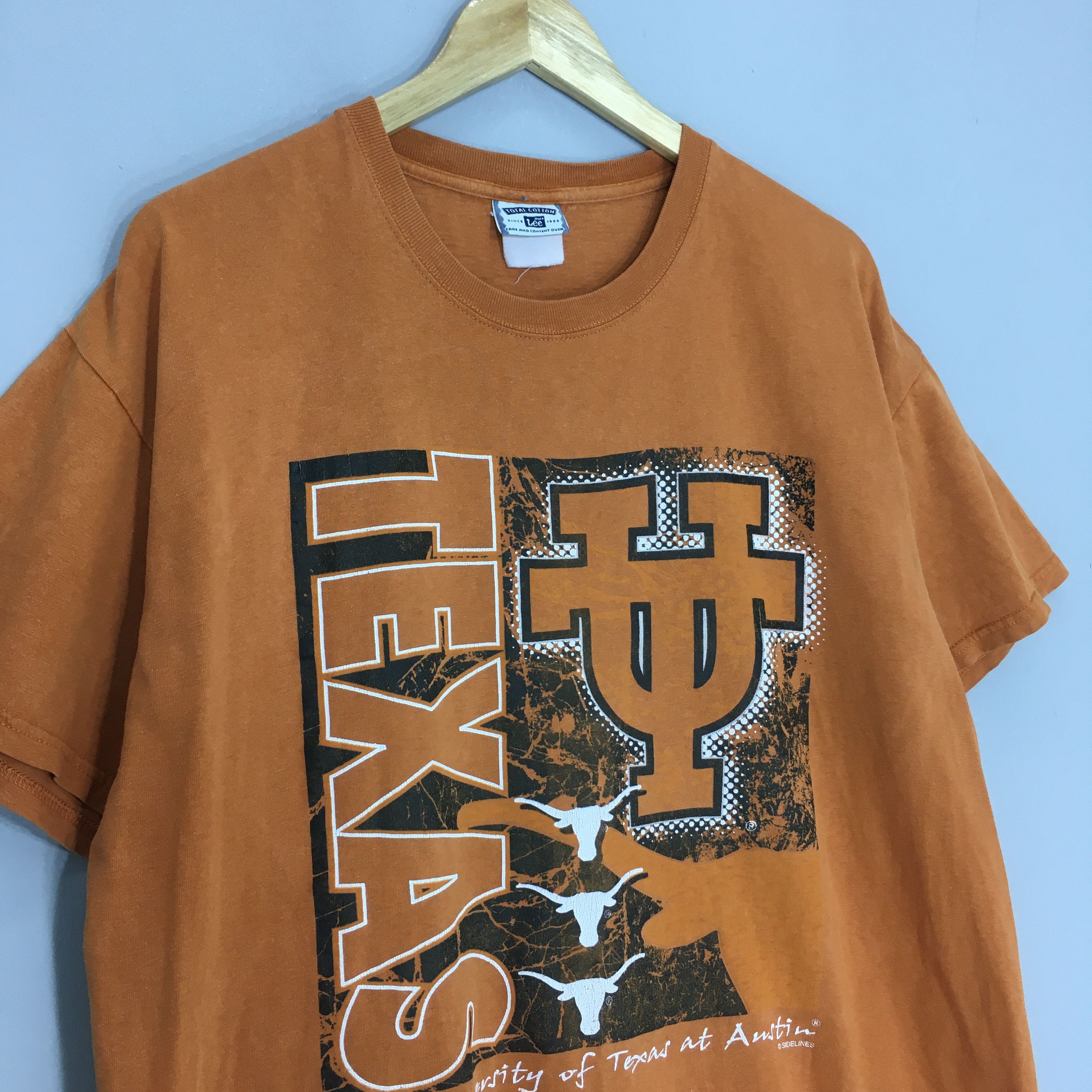Other Vintage Y2K Texas Longhorns Ncaa Brown T Shirt Large Size US L / EU 52-54 / 3 - 3 Thumbnail