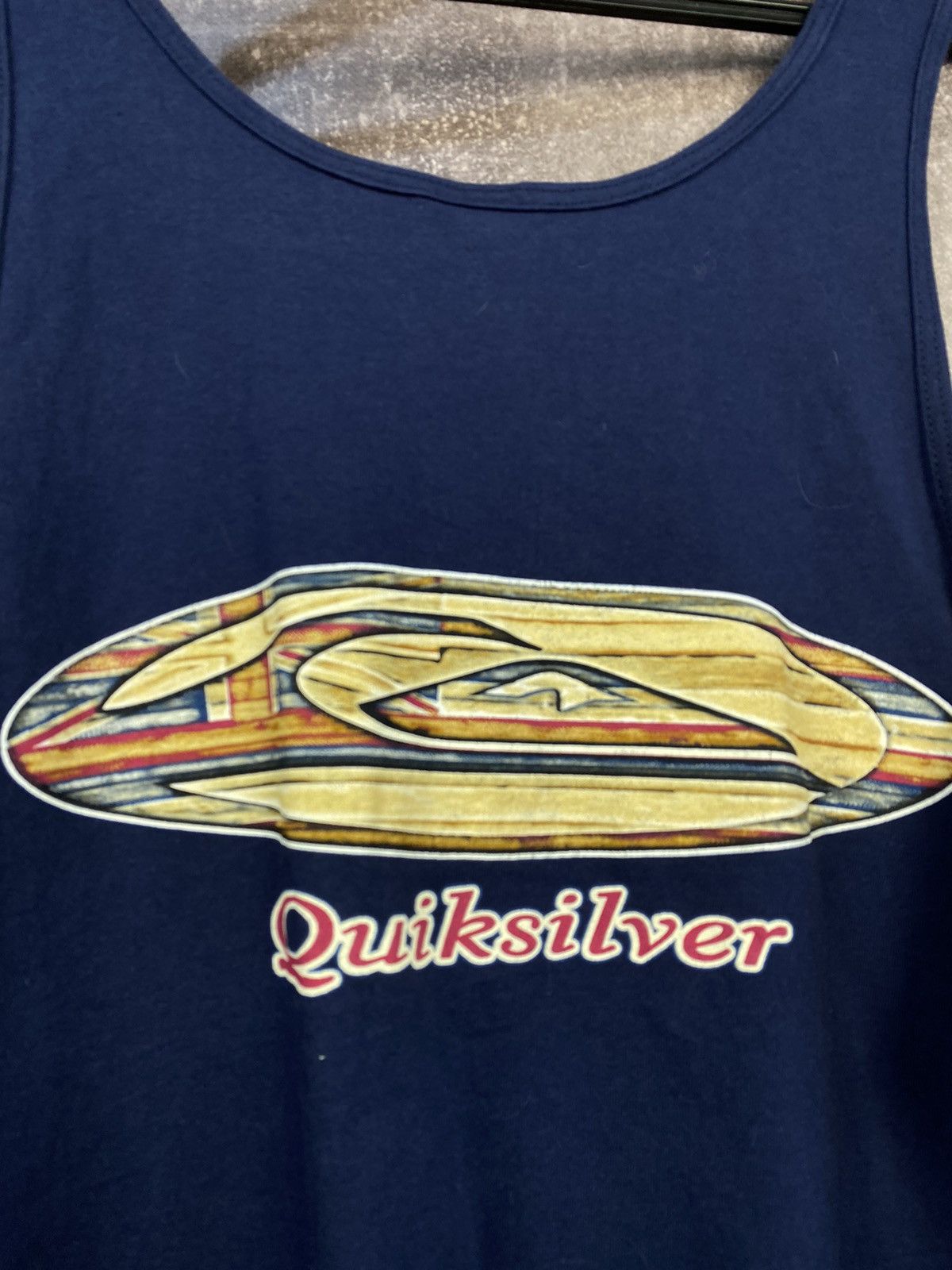 Quiksilver Y2K Faded Tank Top Quiksilver Vintage Tee Shirt Streetwear Size US L / EU 52-54 / 3 - 3 Thumbnail