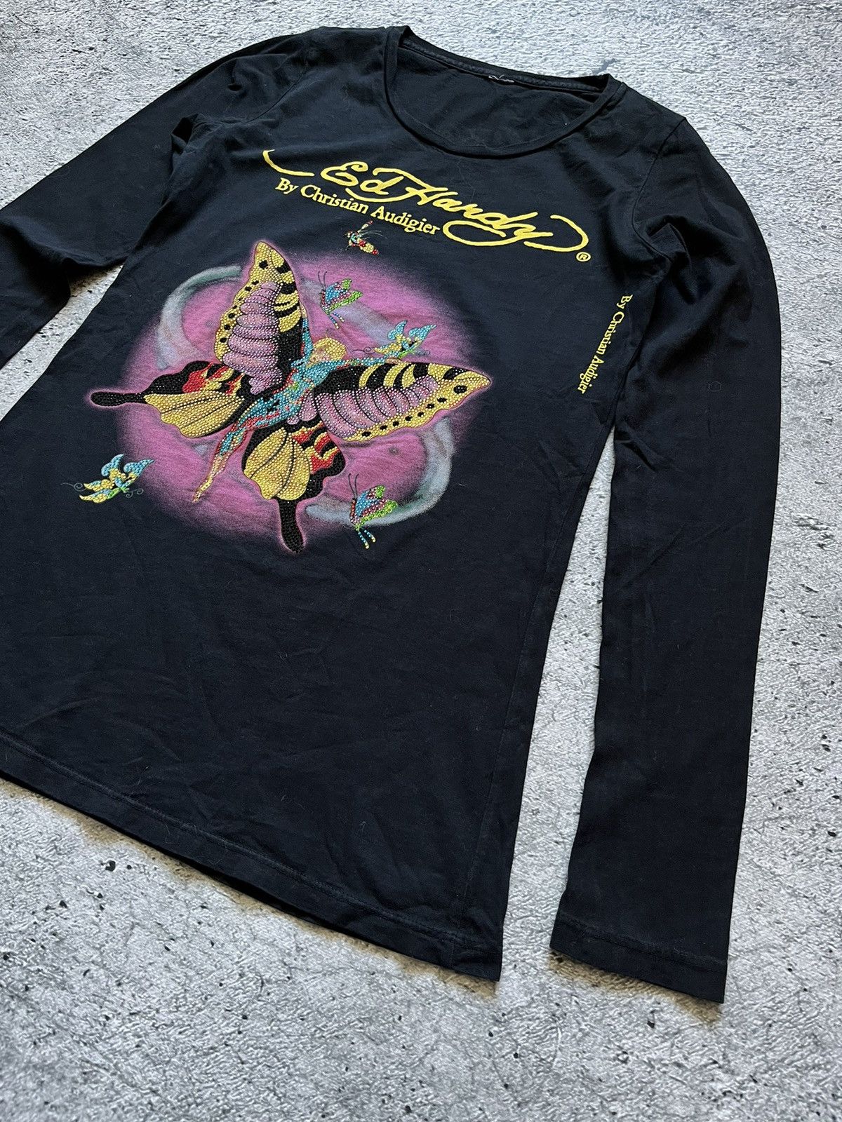 Ed Hardy Ed Hardy By Christian Audigier Tattos Long Sleeve Y2K USA Size US M / EU 48-50 / 2 - 3 Thumbnail