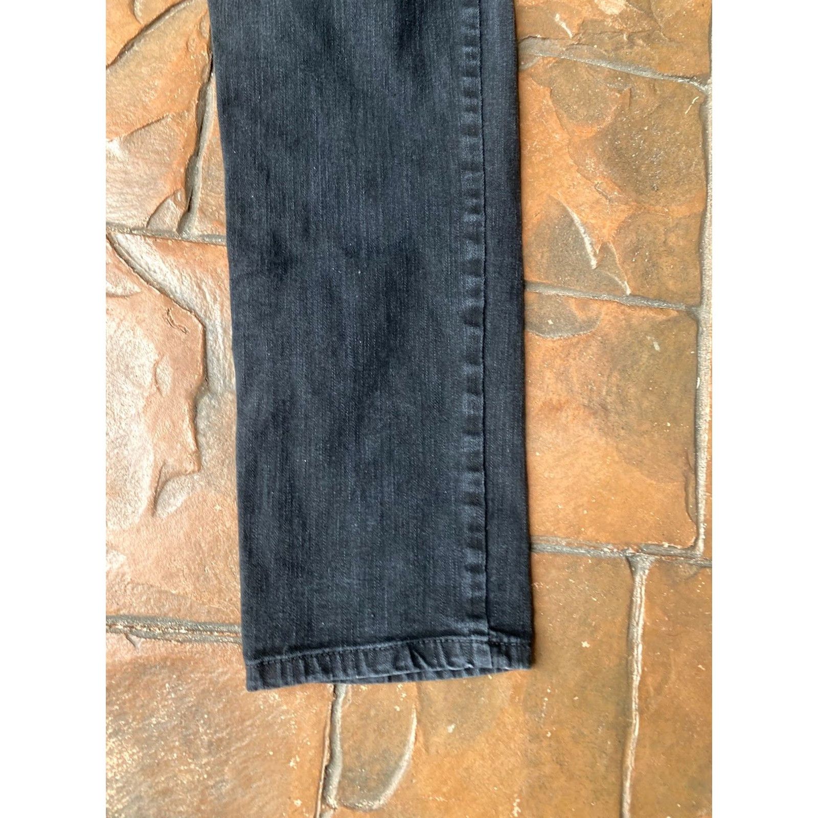 Diesel Diesel Jeans Slim Regular Straight Leg Denim 28 Black Mens Jeans 5-Pocket Logo Button Size US 28 / EU 44 - 7 Thumbnail