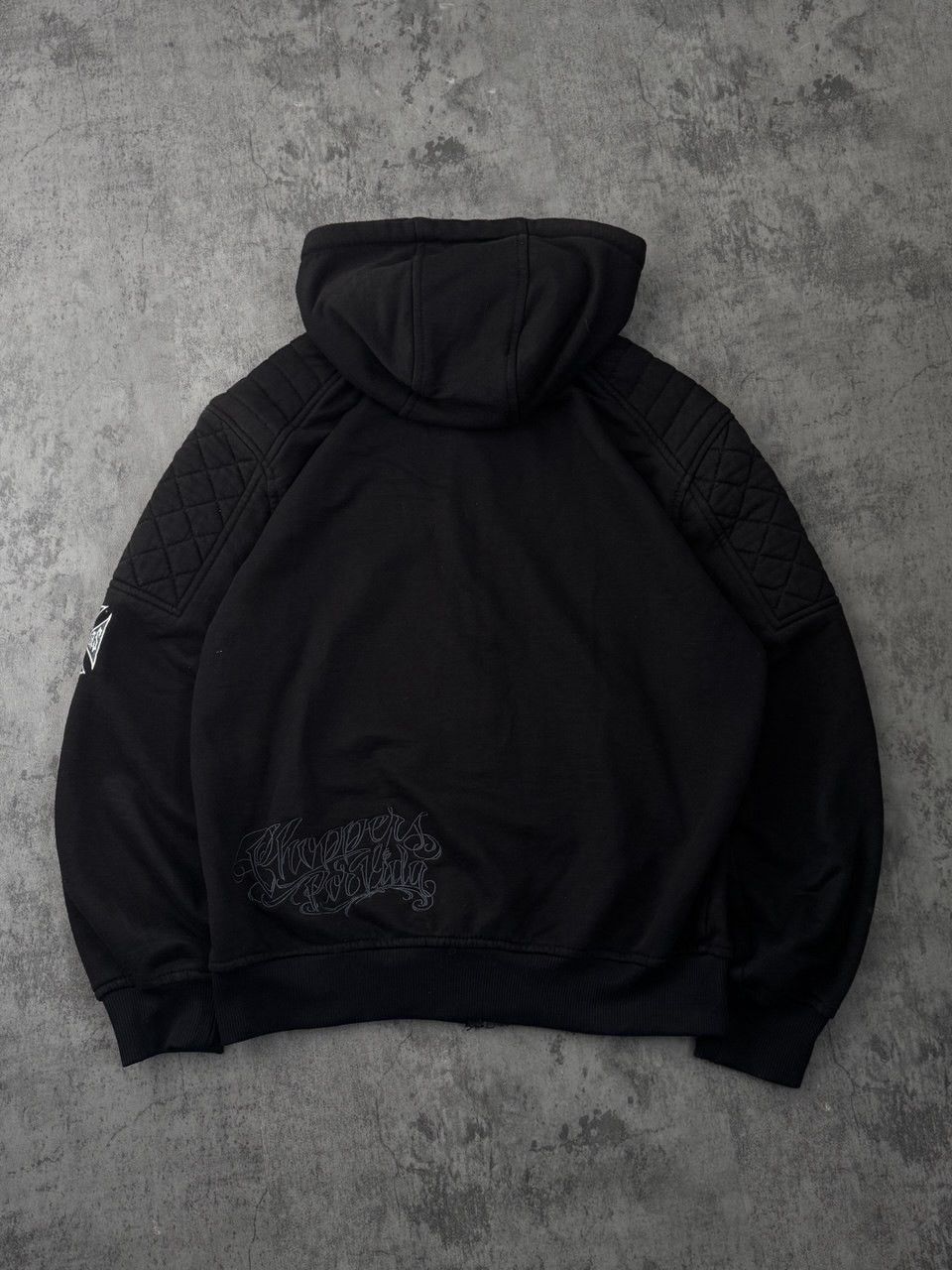 West Coast Choppers Vintage West Coast Choppers Crazy Y2k Jesse James Zip Hoodie Size US M / EU 48-50 / 2 - 2 Thumbnail