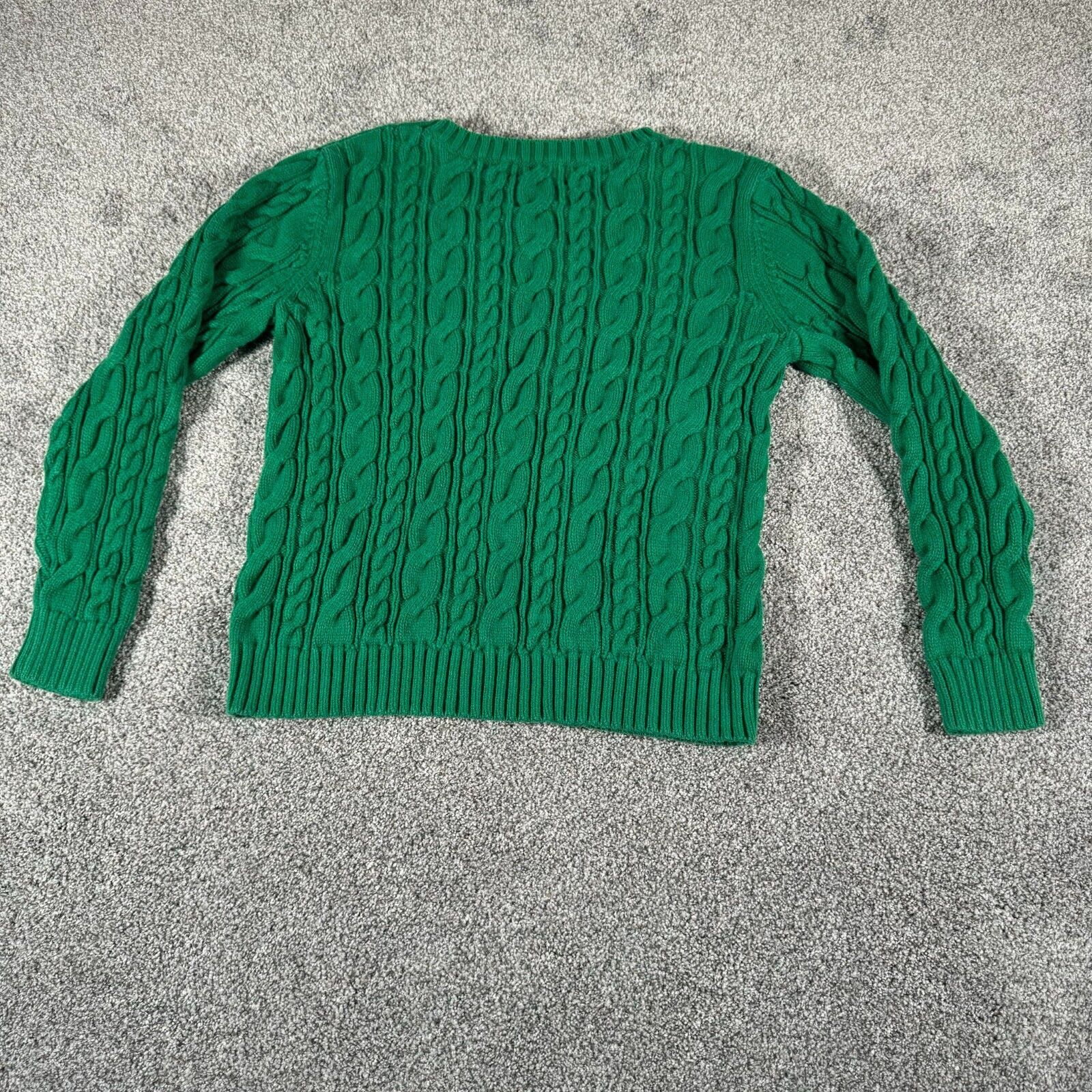 Lands' End Lands End Drifter Sweater Women M Cable Knit Academia Preppy Size M / US 6-8 / IT 42-44 - 2 Thumbnail