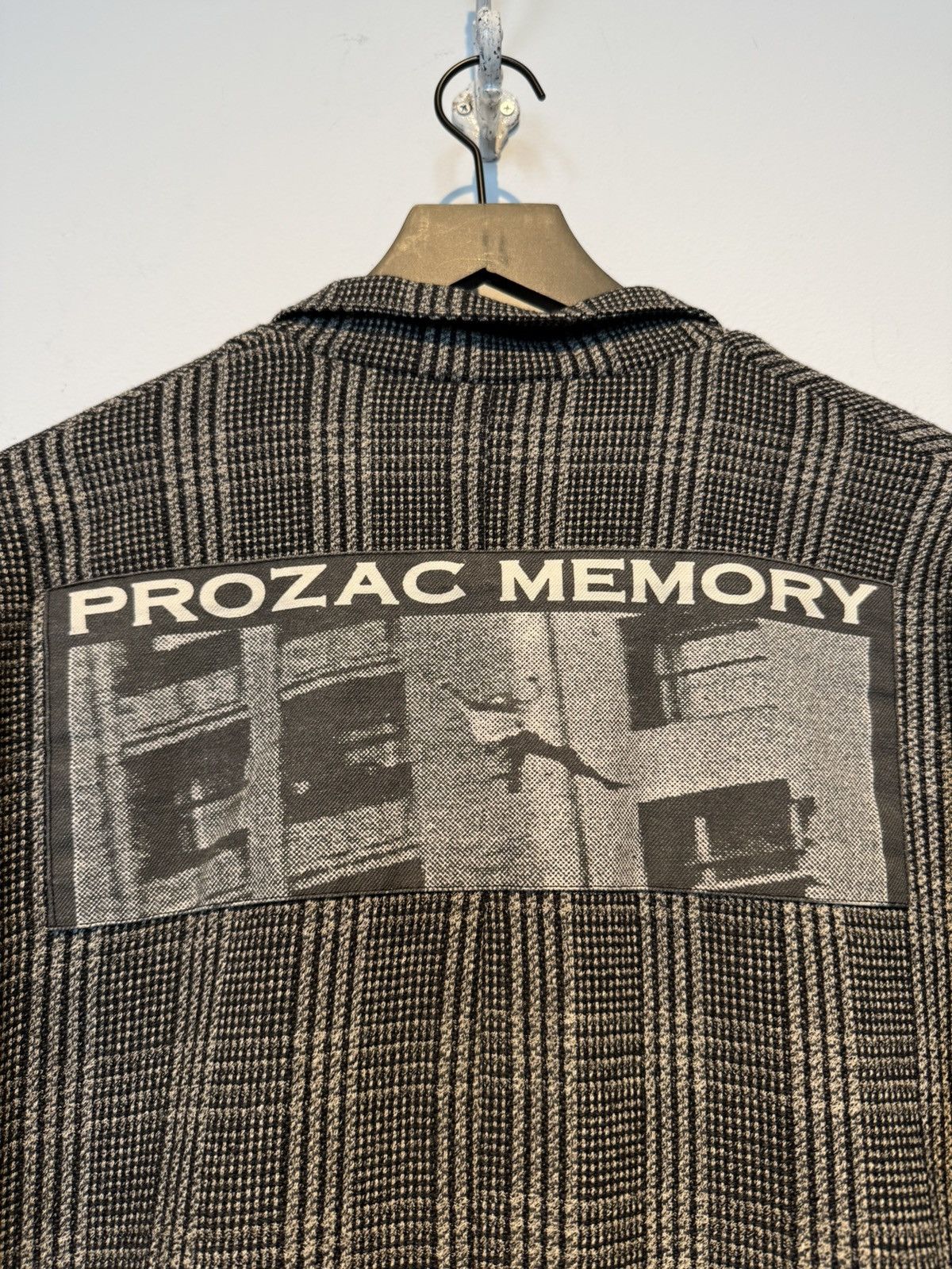 Enfants Riches Deprimes ERD Prozac Memories Checkered Printed Wool Coat Size US L / EU 52-54 / 3 - 8 Thumbnail
