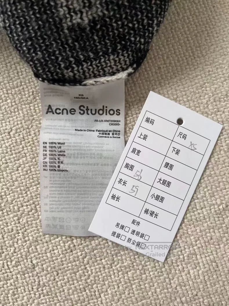 Acne Studios Acne Studios Smiley Face Motif Plaid Check Knit Sweater Size US XS / EU 42 / 0 - 4 Thumbnail