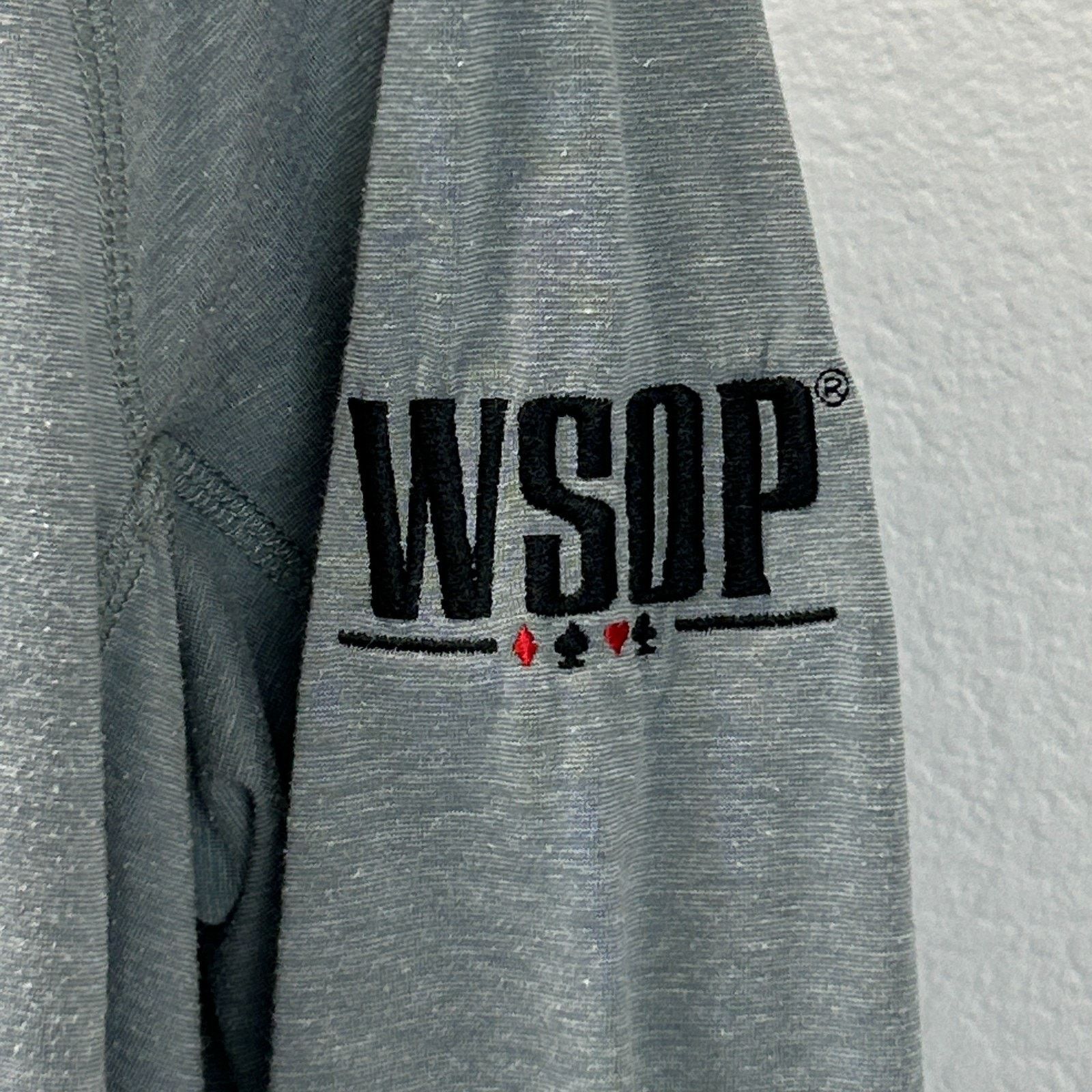 TravisMathew World Series of Poker 1/4 Quarter Zip Shirt WSOP L Large Size US L / EU 52-54 / 3 - 4 Thumbnail