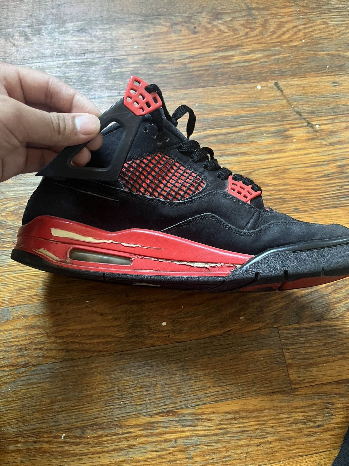 Jordan Brand Air Jordan 4 Red Thunder Size US 10 / EU 43 - 7 Thumbnail
