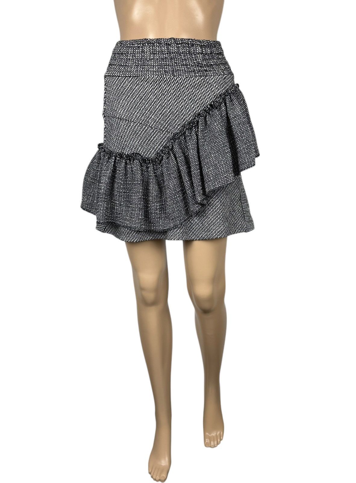 Maje Maje Mini Skirt Pleated Ruffle Cotton size 1 Size 26" / US 2 / IT 38 - 2 Thumbnail