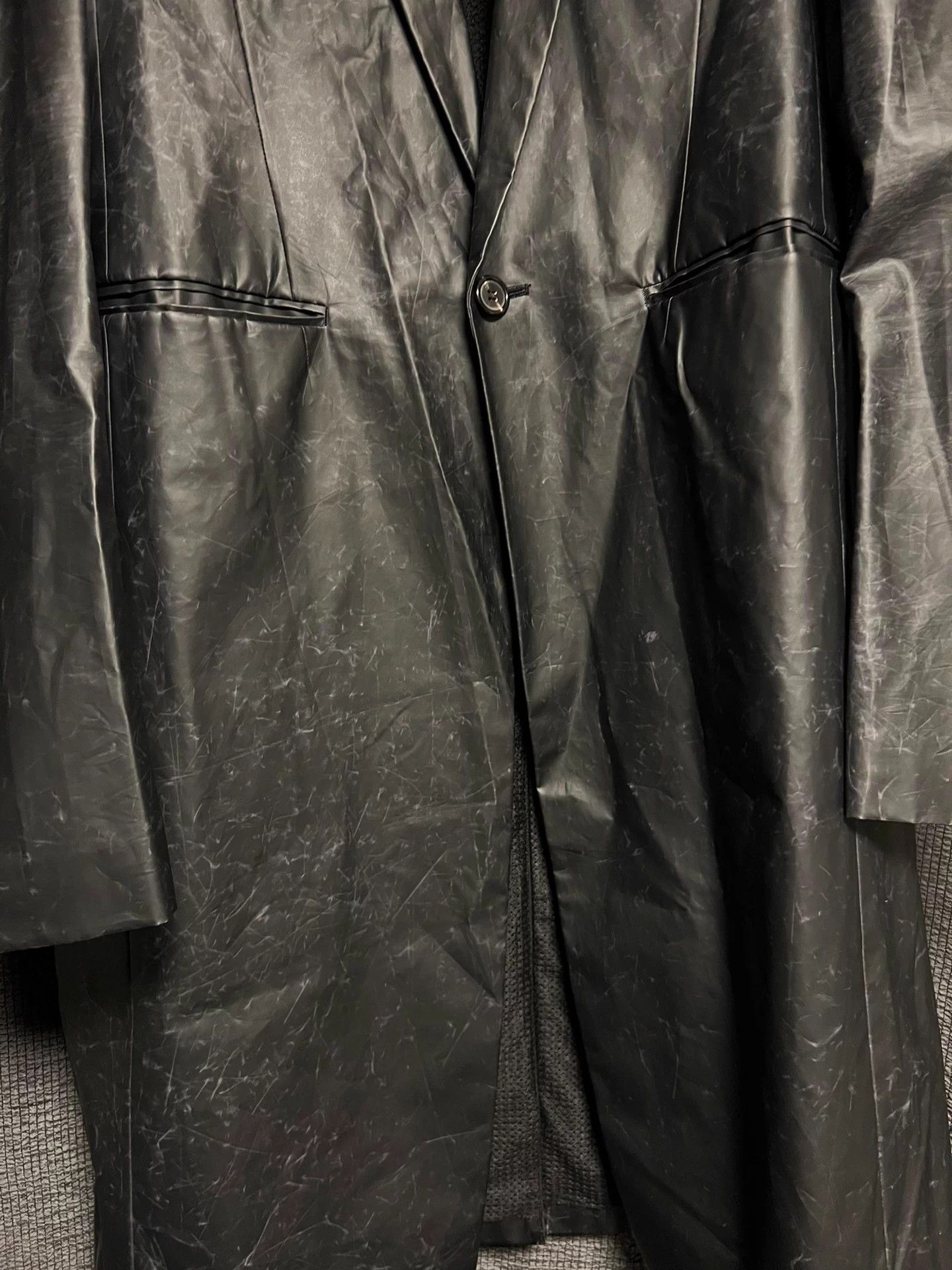 Undercover UNDERCOVER 18aw Wrinkled Leather Logo Coat Archive Size US M / EU 48-50 / 2 - 5 Thumbnail