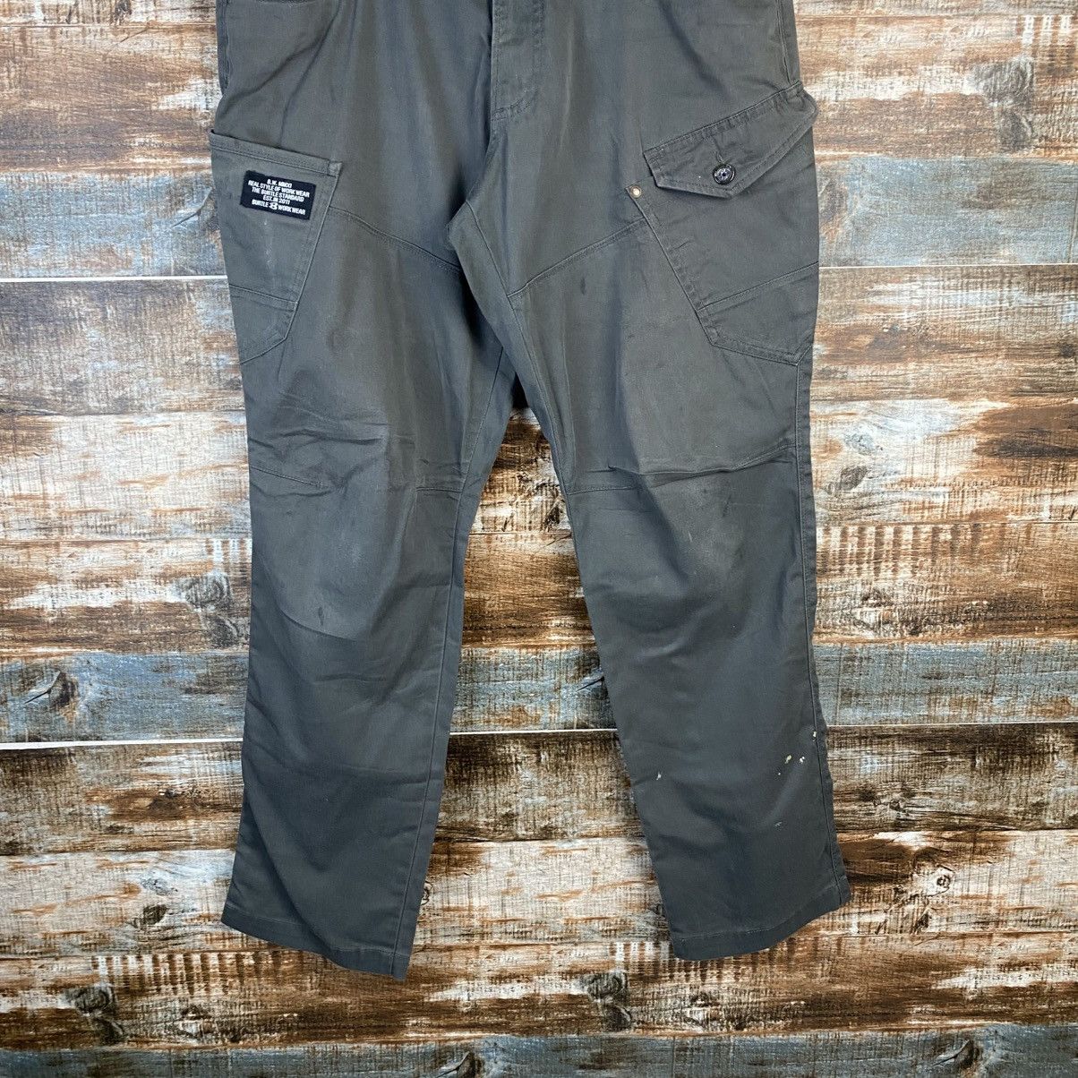 Other DL Burtle Gray Cargo Multipocket Pants #C1297 Size US 35 - 3 Thumbnail