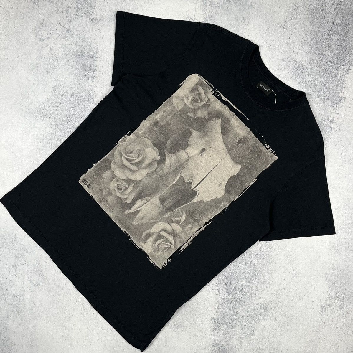 Diesel Vintage Diesel Cow skull bones big logo tee 90’s Size US M / EU 48-50 / 2 - 1 Thumbnail