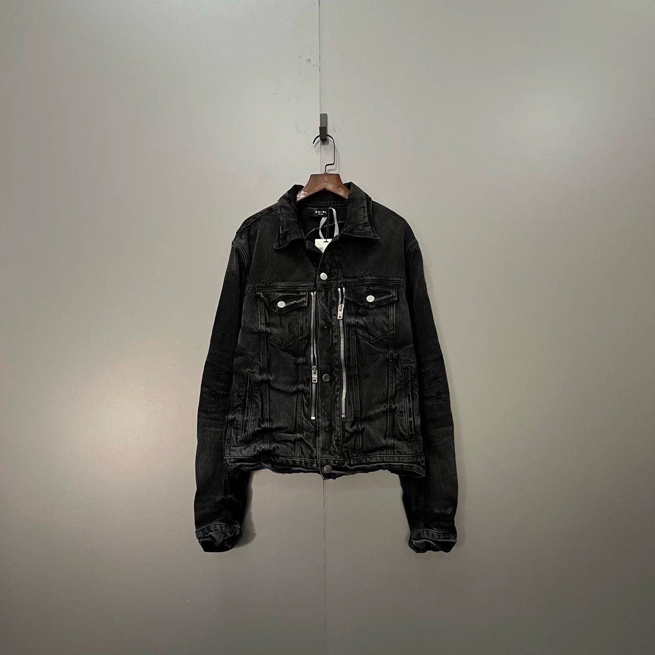 Amiri AMIRI Patchwork Zip Paisley Denim Jacket Size US M / EU 48-50 / 2 - 6 Thumbnail