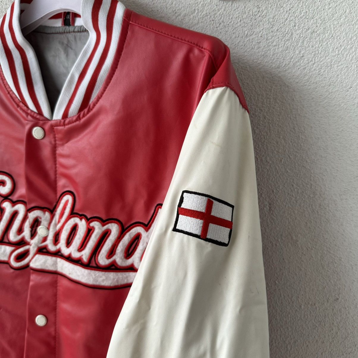 ENGLAND team FIFA WORLD CUP BRASIL 2014 varsity jacket