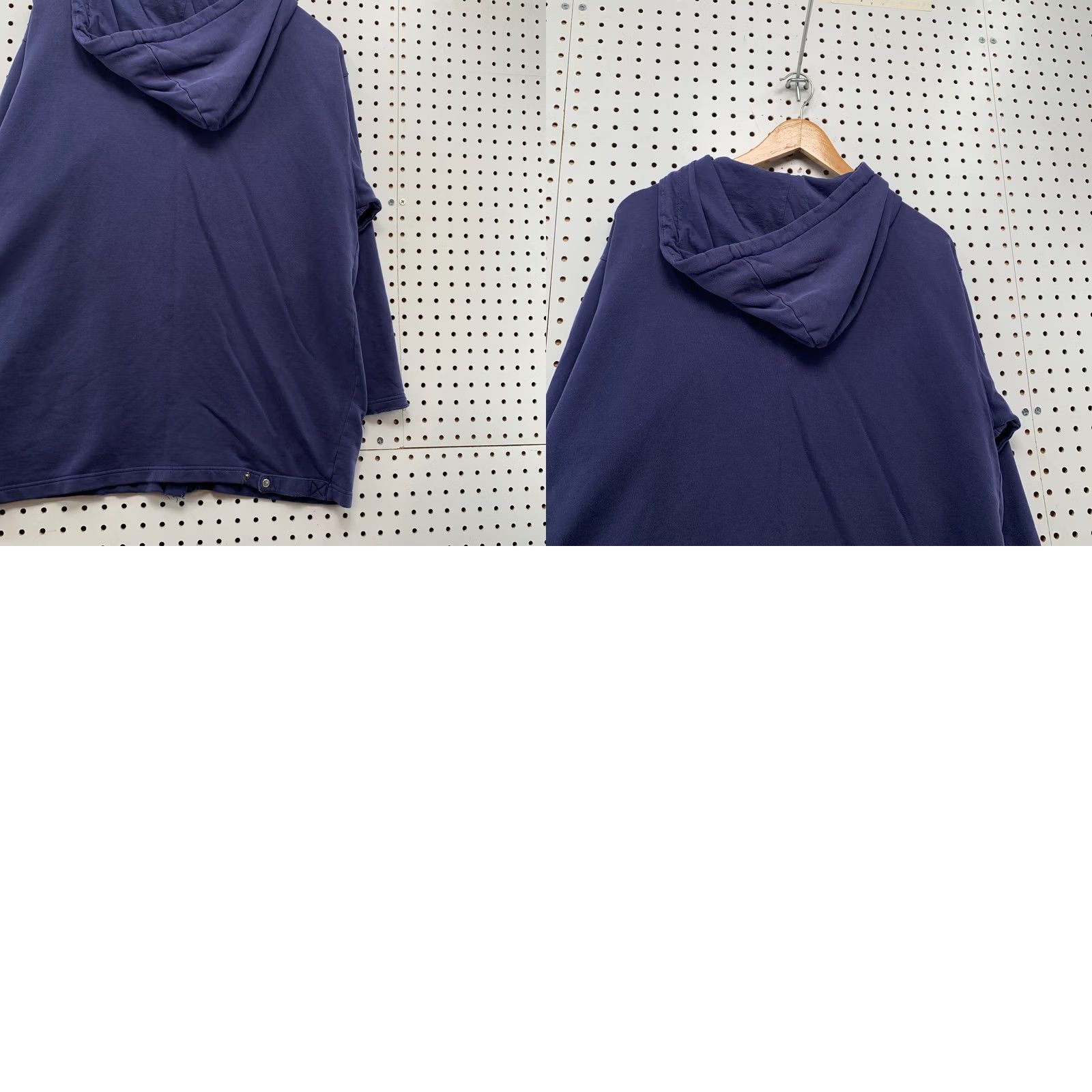 Gap VINTAGE Gap Snap Hoodie Sweatshirt Womens M Blue Distressed Hooded 22.5x27 cardigan-style Mens Womens Girls Boys Size M / US 6-8 / IT 42-44 - 11 Thumbnail
