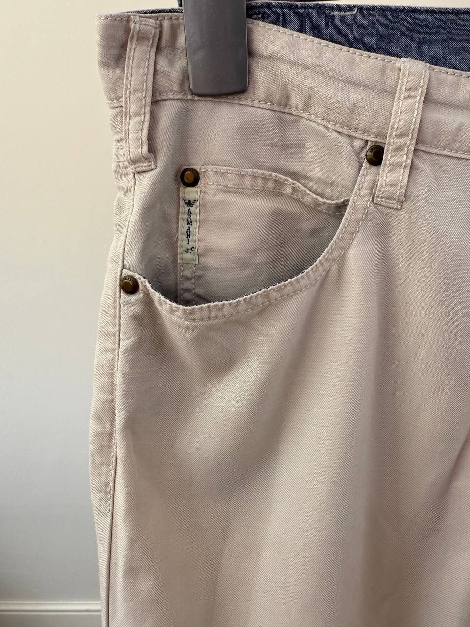 Armani Vintage Armani Jeans Linen inside pants Size US 31 - 5 Thumbnail
