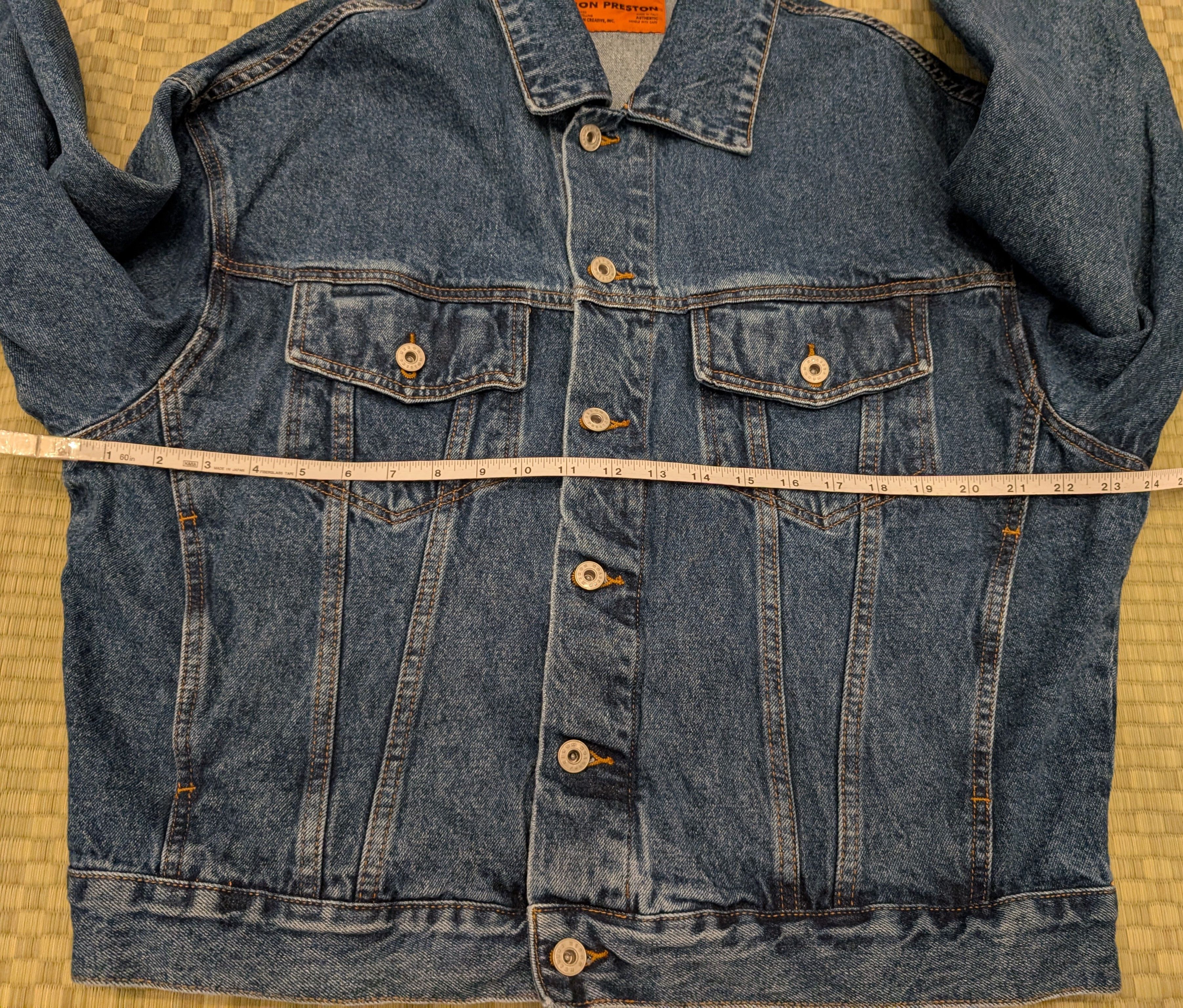 Heron Preston Heron Preston Denim Airbrush Heron Jacket Made in Italy Size US L / EU 52-54 / 3 - 8 Thumbnail