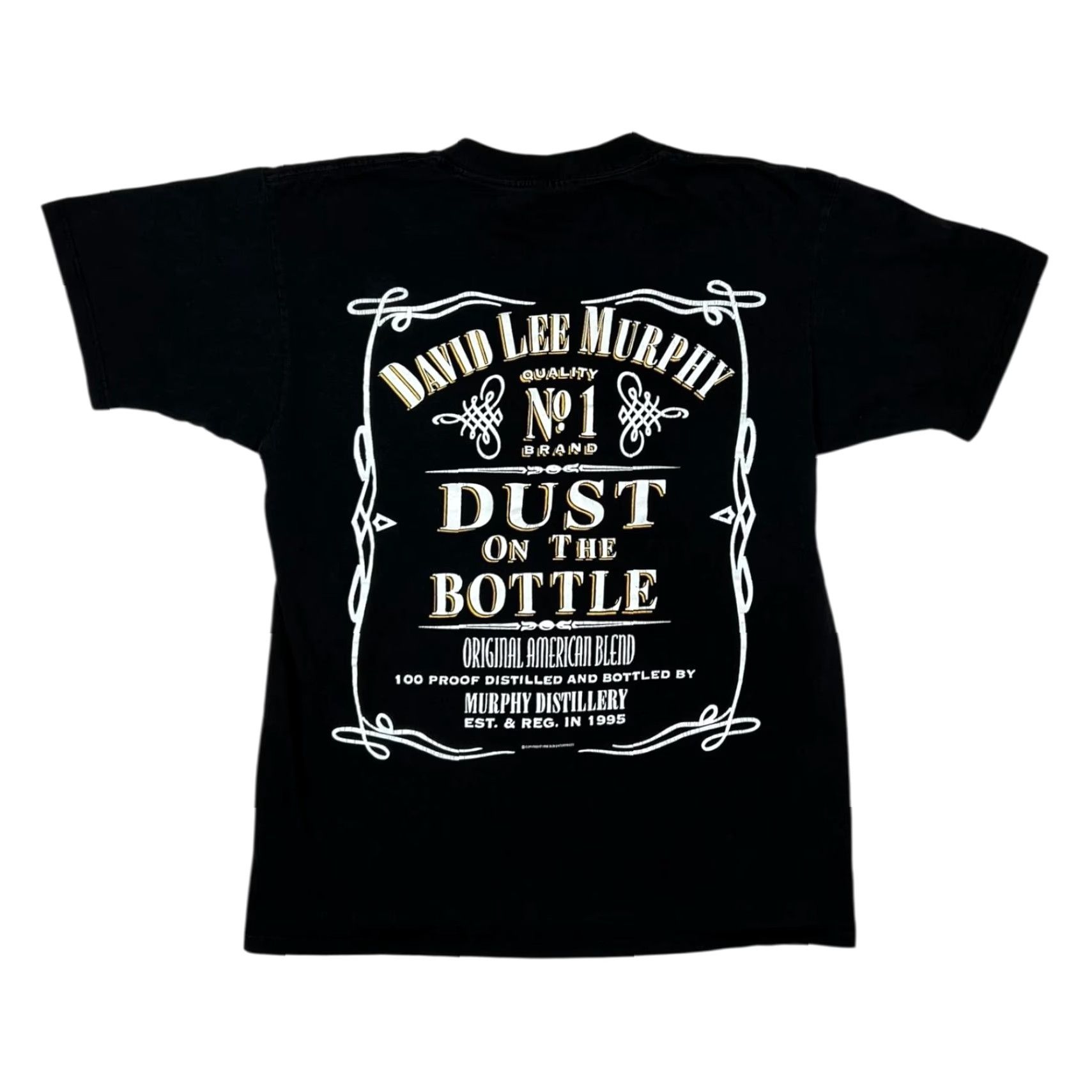 Gildan VINTAGE David Lee Murphy Dust On The Bottle T-Shirt Mens Large Black Country Size US L / EU 52-54 / 3 - 3 Thumbnail