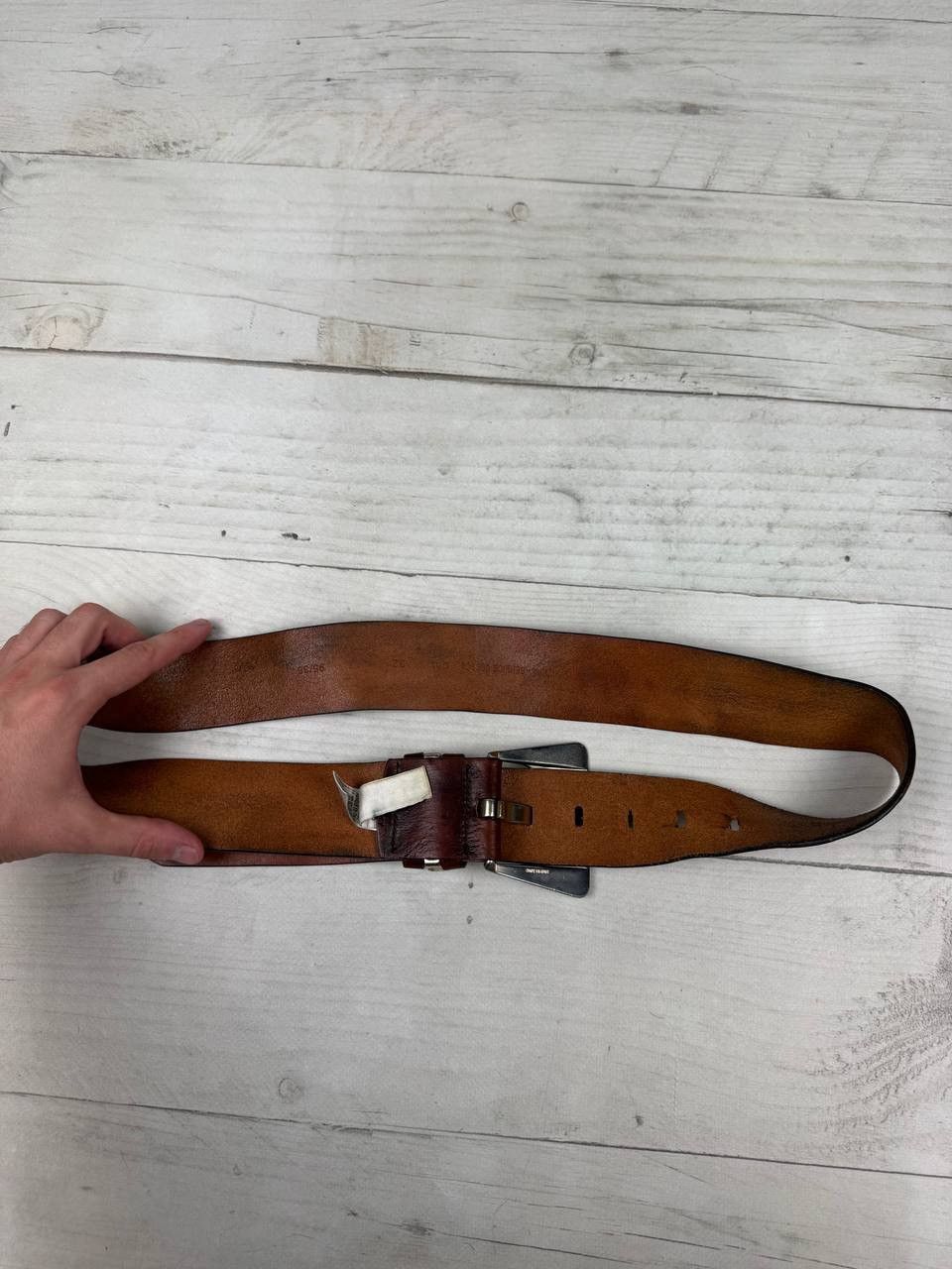 Diesel Vintage Diesel Leather Belt Brown Size ONE SIZE - 12 Thumbnail