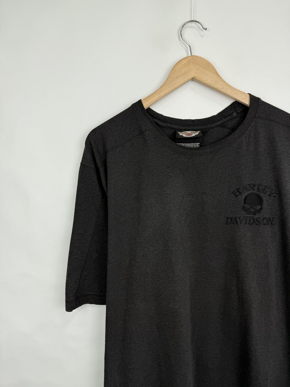 Harley Davidson 🇺🇸Vintage Y2K Harley Davidson Skull Skeleton T-Shirt Rare Size US XL / EU 56 / 4 - 7 Thumbnail