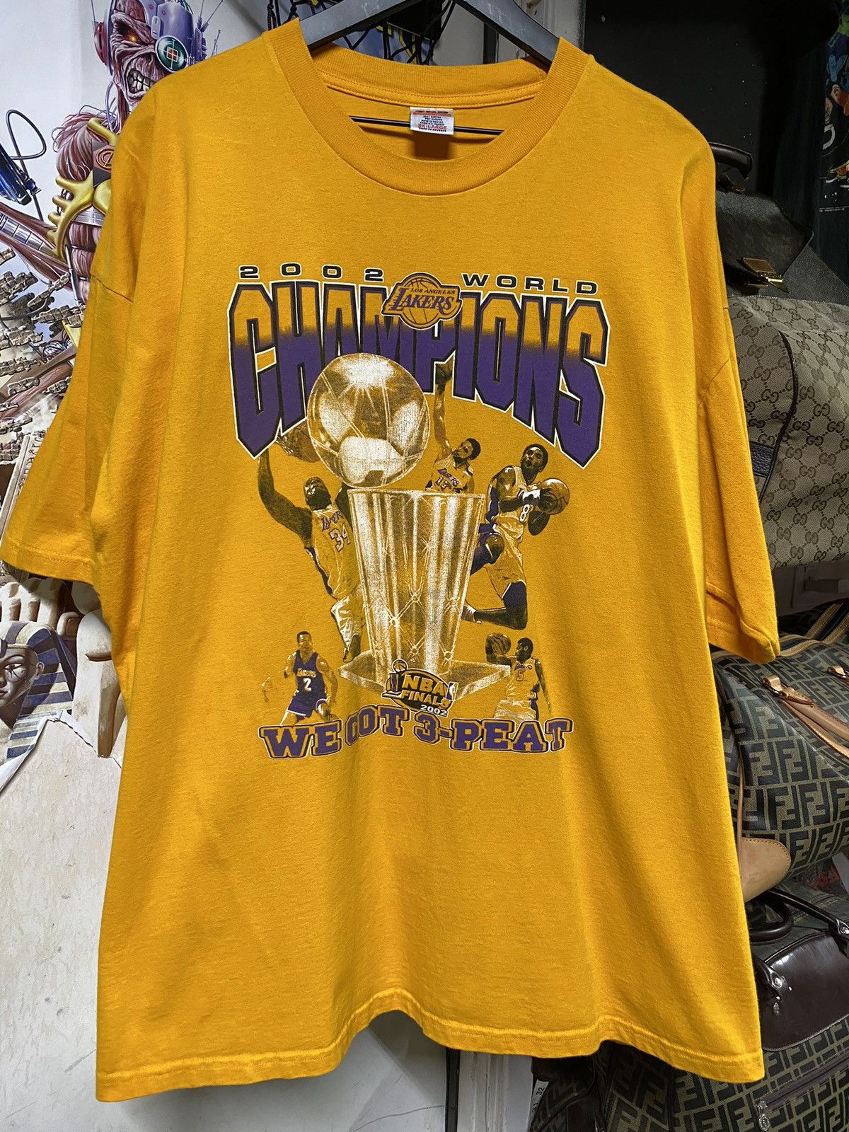 Vintage 00’ Lakers Championship Kobe tee Shirt 2XL