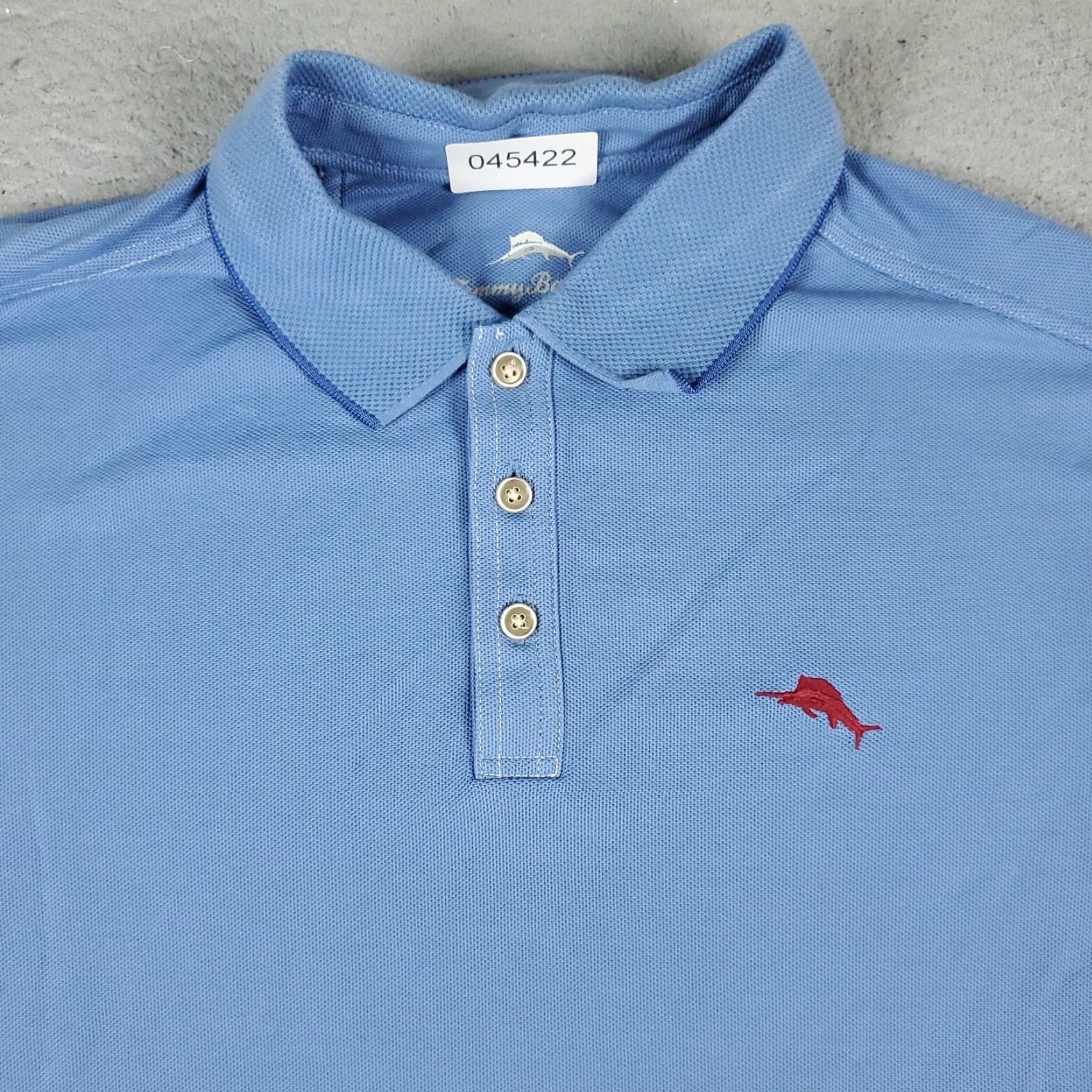 Tommy Bahama VINTAGE Tommy Bahama Polo Shirt Mens XL Blue Casual Short Sleeve Shirt Adult XL Blue Logo Polo - Men's Clothing, Tommy Bahama, Polo, 80s 90s? Wait. Size US XL / EU 56 / 4 - 2 Thumbnail