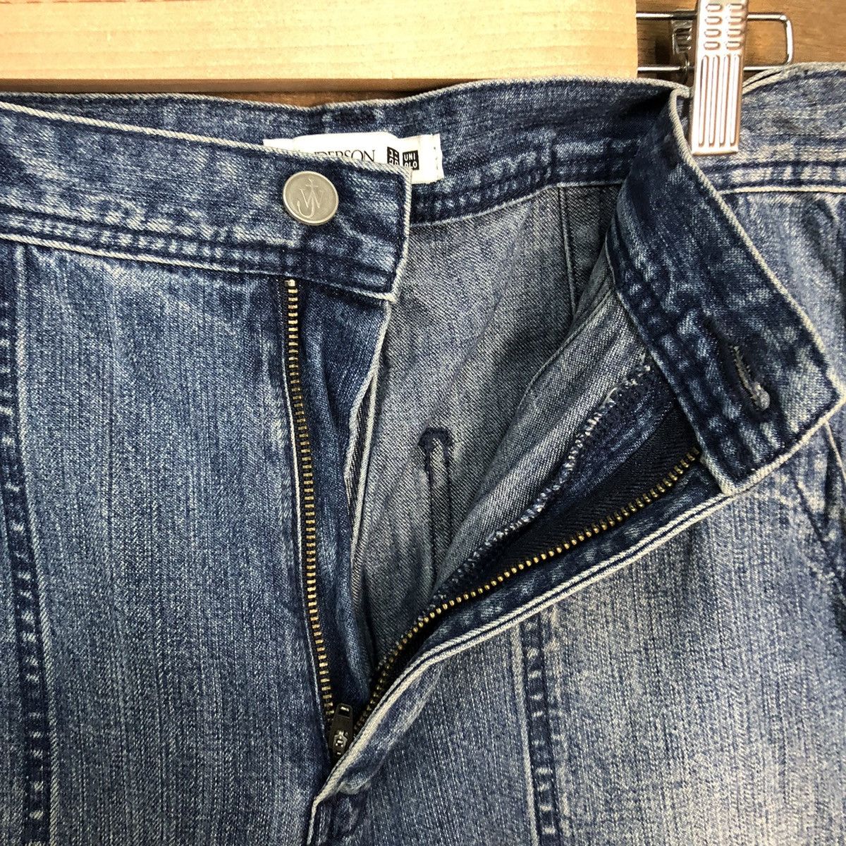 JW Anderson × Uniqlo Uniqlo X Jwanderson Blue Denim Pants #7380 Size US 28 / EU 44 - 12 Thumbnail