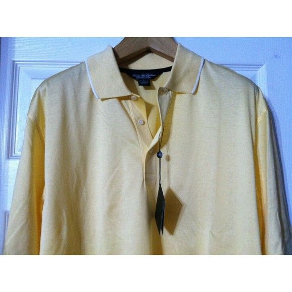 Brooks Brothers BROOKS BROTHERS MENS NEW 100%COTTON GOLF POLO SHIRT SIZE: L Size US L / EU 52-54 / 3 - 3 Thumbnail