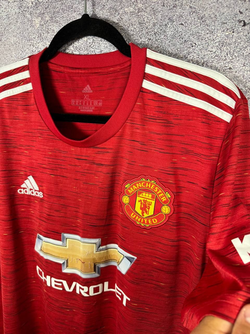 Adidas Manchester United 2020/21 Home Adidas Soccer Jersey XL Size Size US XL / EU 56 / 4 - 6 Thumbnail