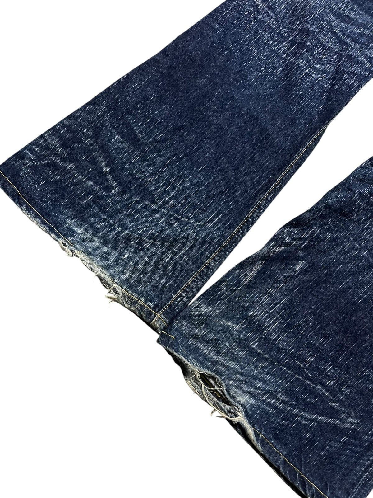 Edwin × If Six Was Nine × Japanese Brand 💥FLARE💥VINTAGE EDWIN 503 BLUE TRIP JEANS Size US 34 / EU 50 - 8 Thumbnail