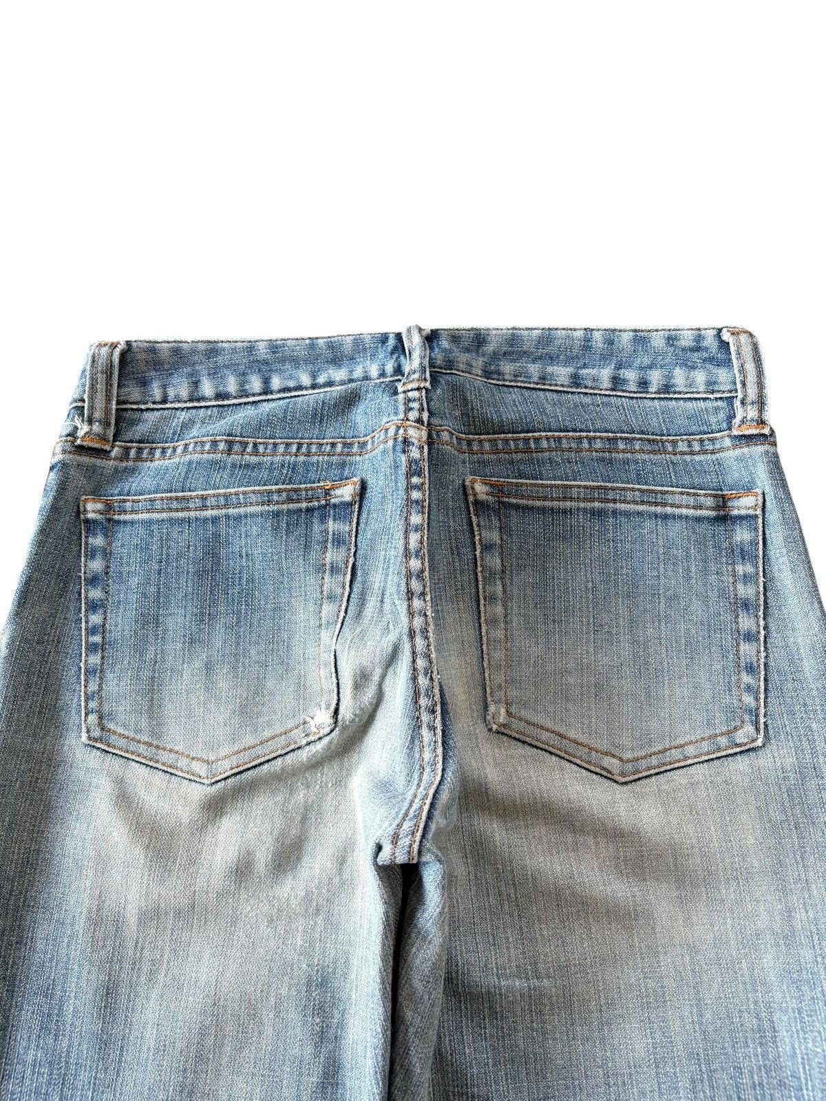 Uniqlo Vintage Japanese Uniqlo Mud Wash Baker Flare Jeans Size 28" / US 6 / IT 42 - 4 Thumbnail