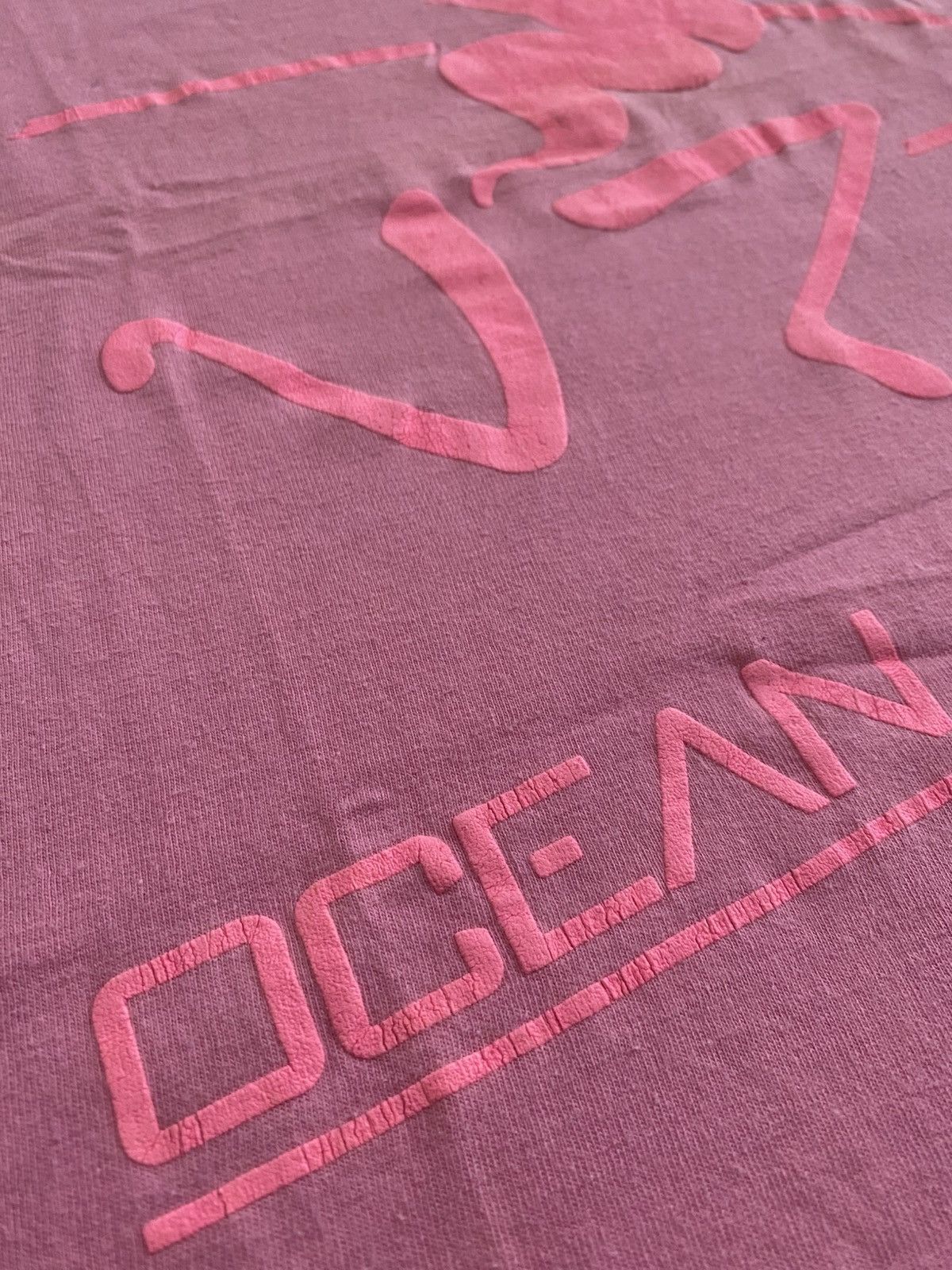 Ocean Pacific × Vintage Vintage 1988 Ocean Pacific Surf Cropped Tee Adult Medium Size US M / EU 48-50 / 2 - 3 Thumbnail