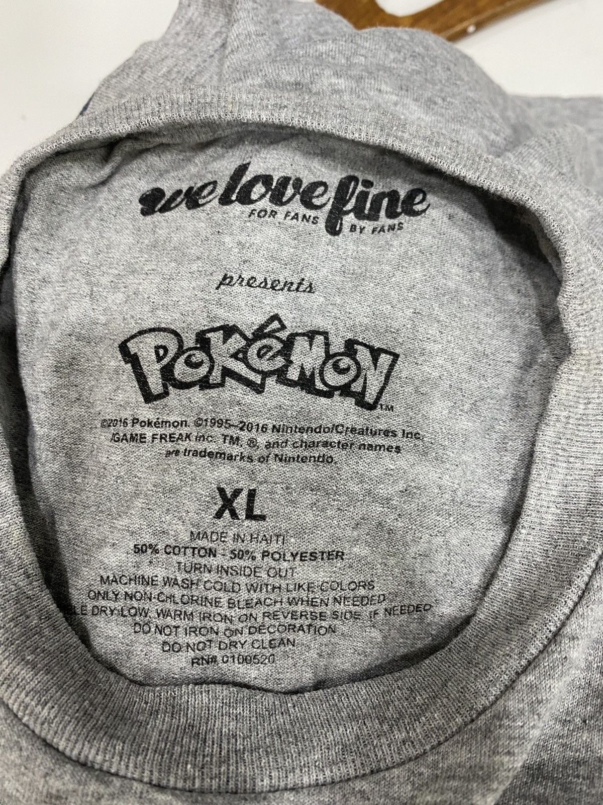 Anime POKÉMON TSHIRT Size US XL / EU 56 / 4 - 5 Thumbnail