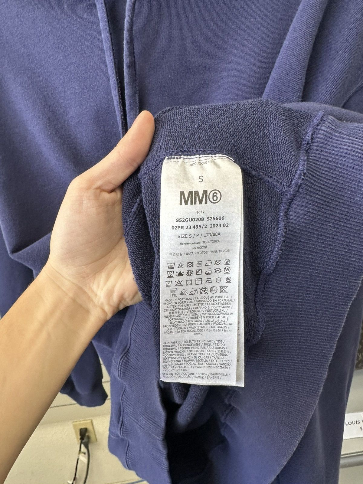 MM6 MAISON MARGIELA MM6 OVERSIZED NUMBER LOGO HOODIE Size US S / EU 44-46 / 1 - 8 Thumbnail