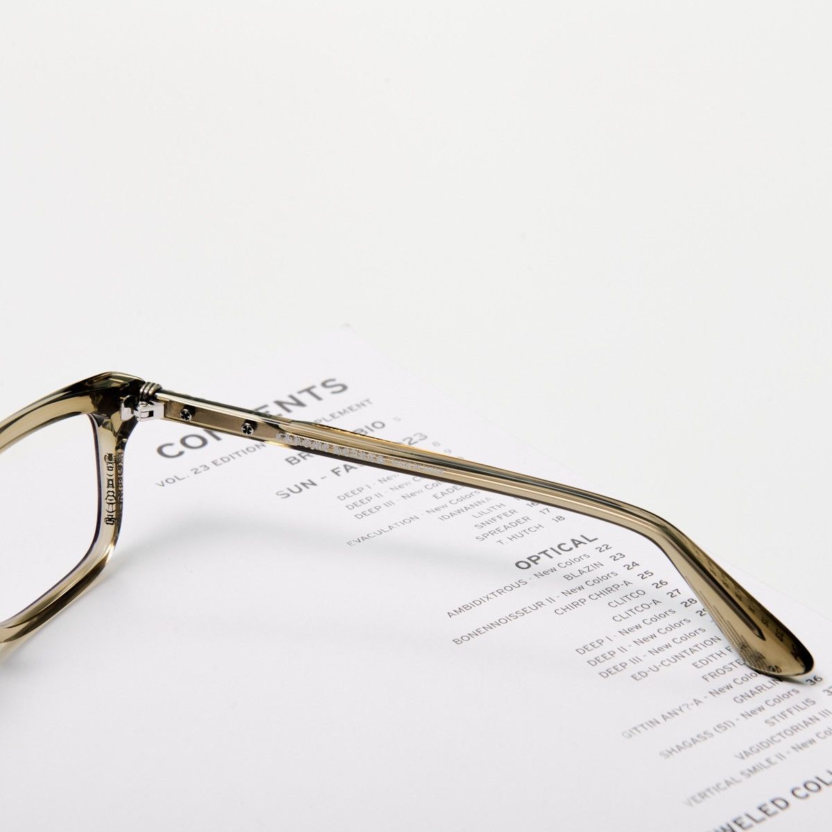 Chrome Hearts CHROME HEARTS LITTLE DINGER ARMY GLASSES Size ONE SIZE - 4 Thumbnail