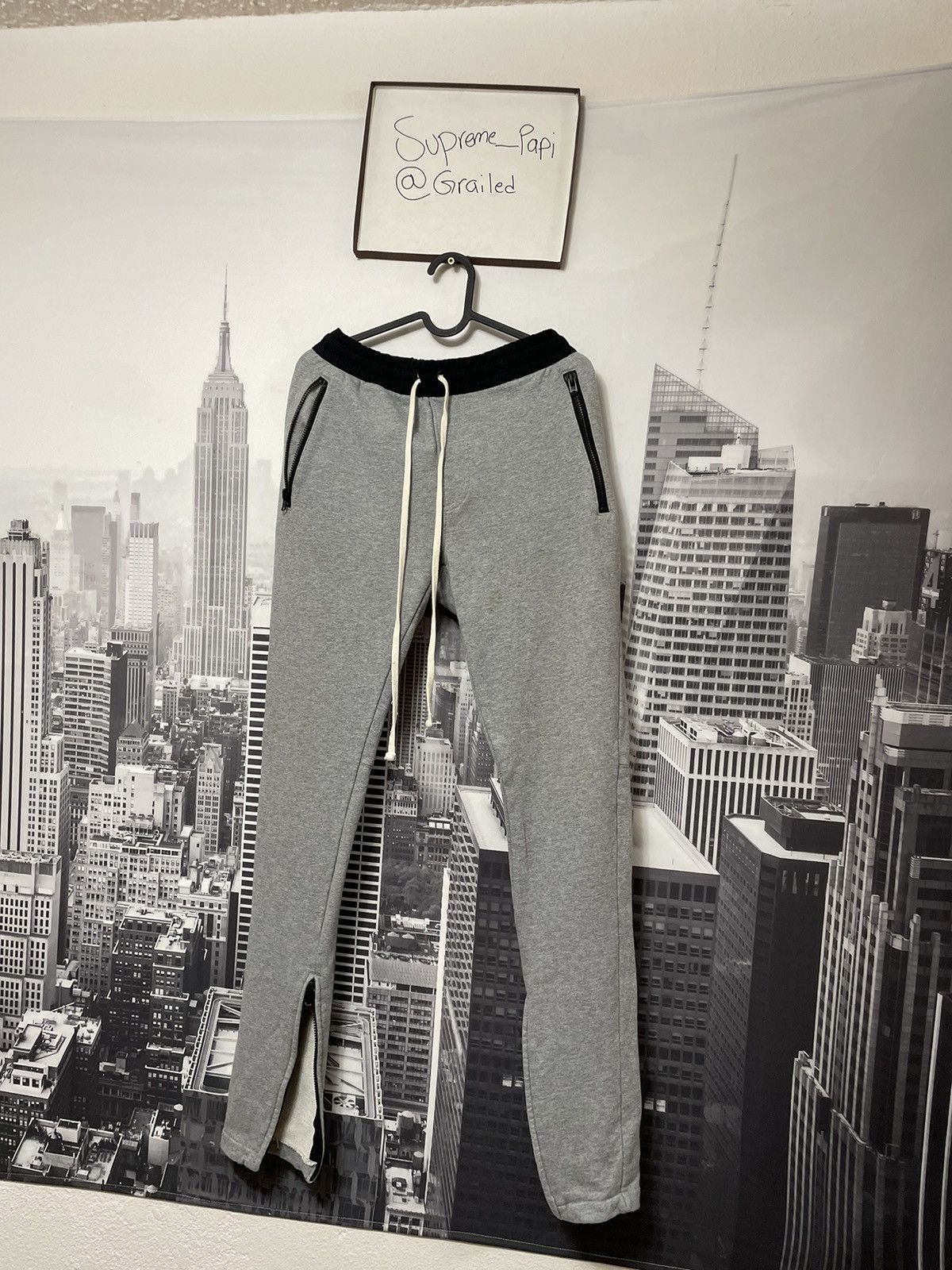 OG Fear of God Essentials Drawstring Pants Grey SZ Small🔥