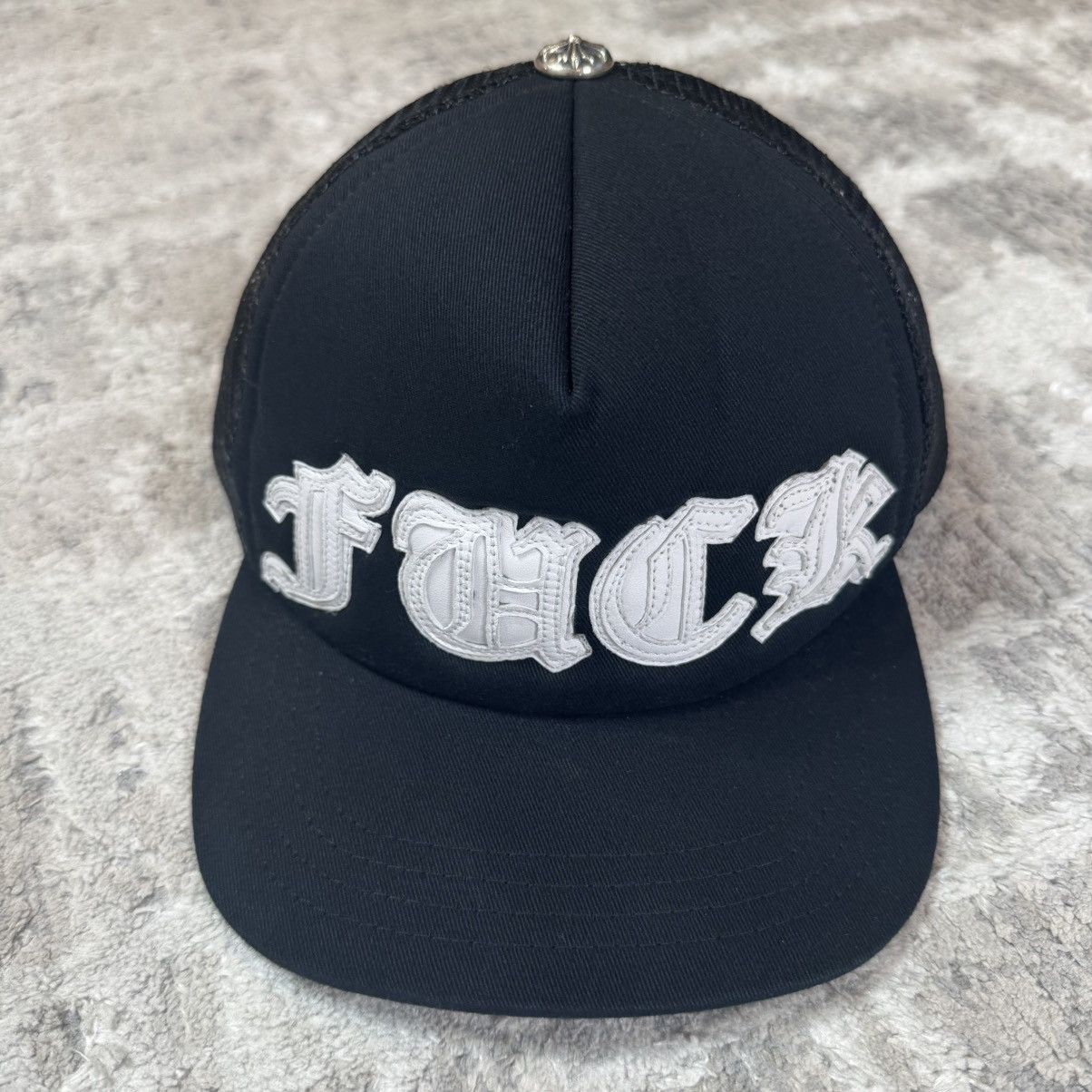 Chrome Hearts Guns N' Fuck'N Roses Trucker Hat | Grailed