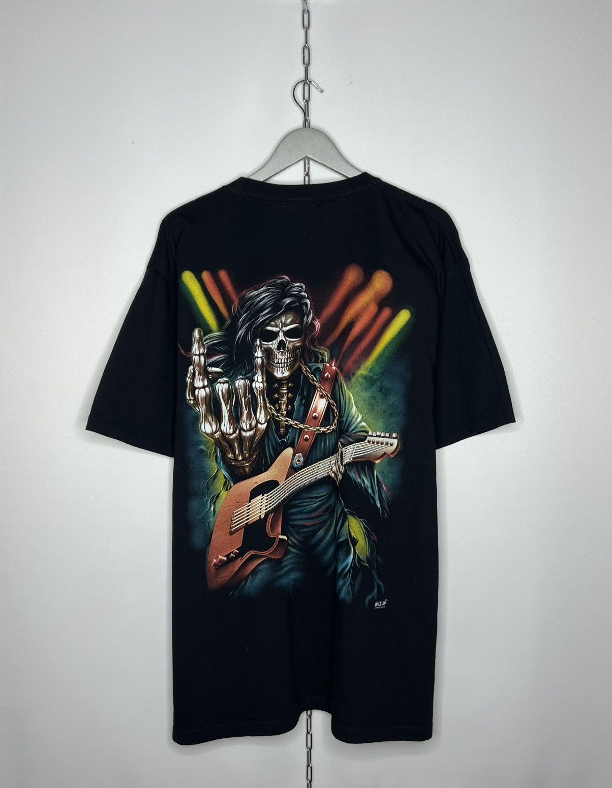 Band Tees Vintage Wild Rare Scull Rock Rap Tee T-Shirt Short Sleeve Size US XXL / EU 58 / 5 - 6 Thumbnail